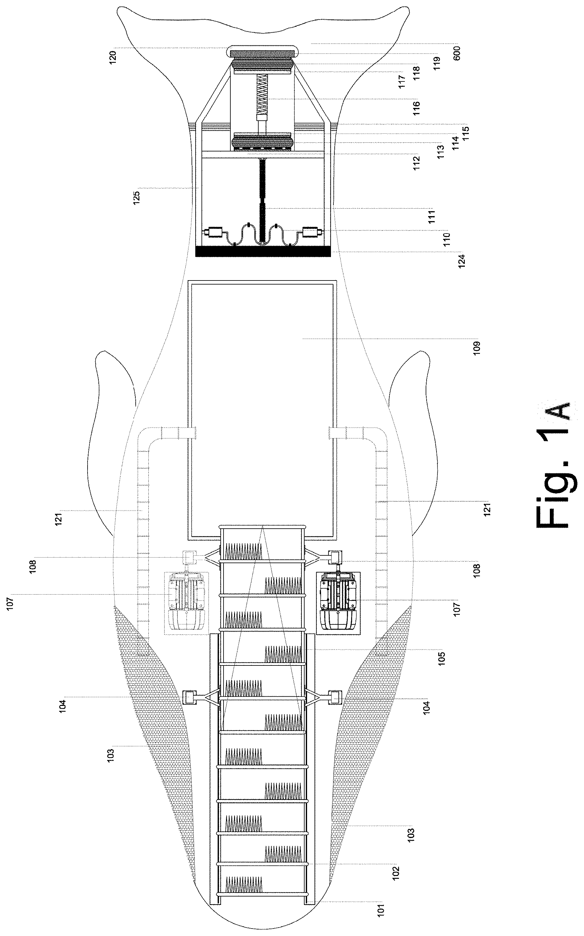 Patent US11772753 — Autonomous plastic collecting robot — Figure 1