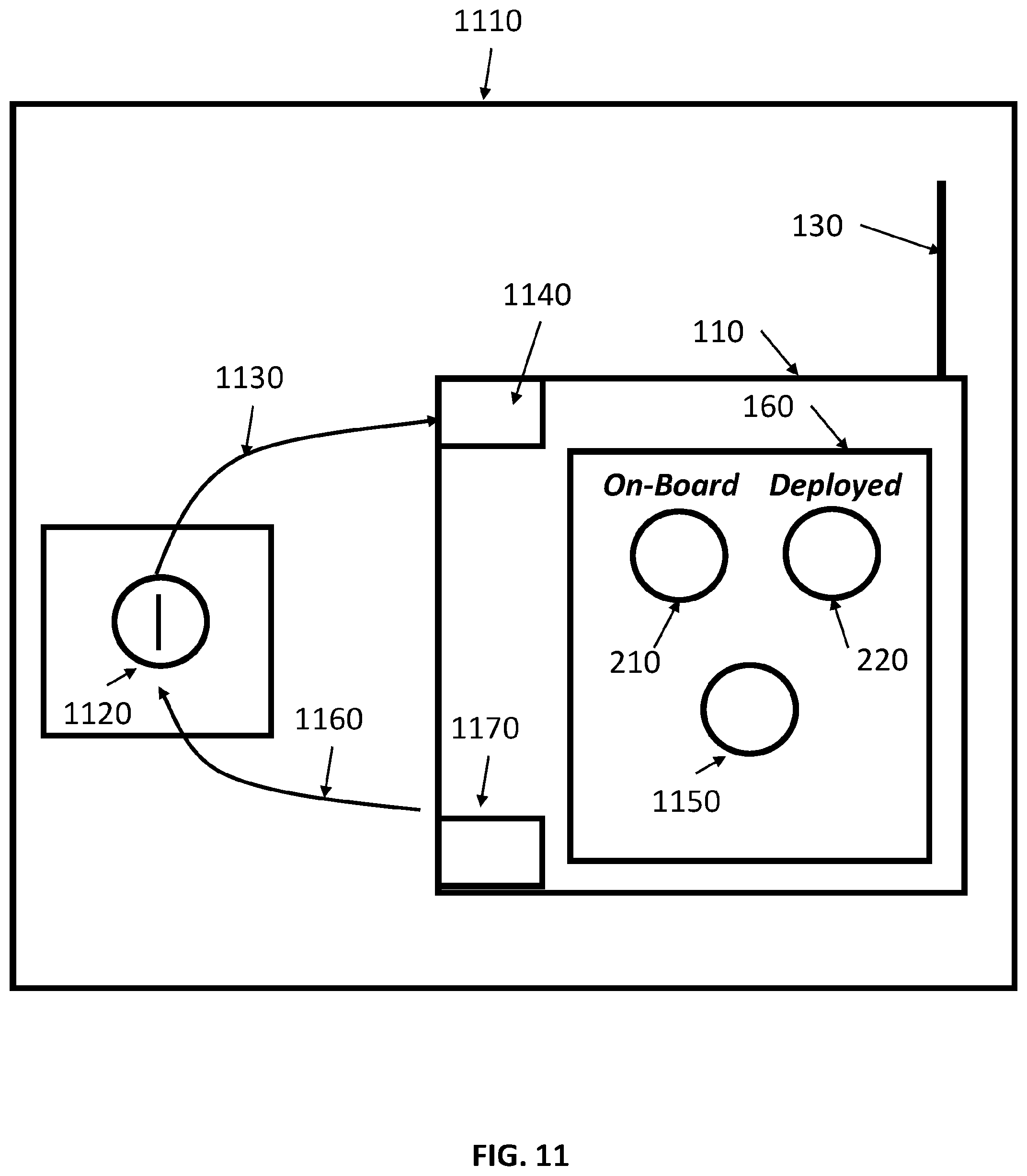 Patent US11772757 Figure 11 – Boat anchor monitoring system