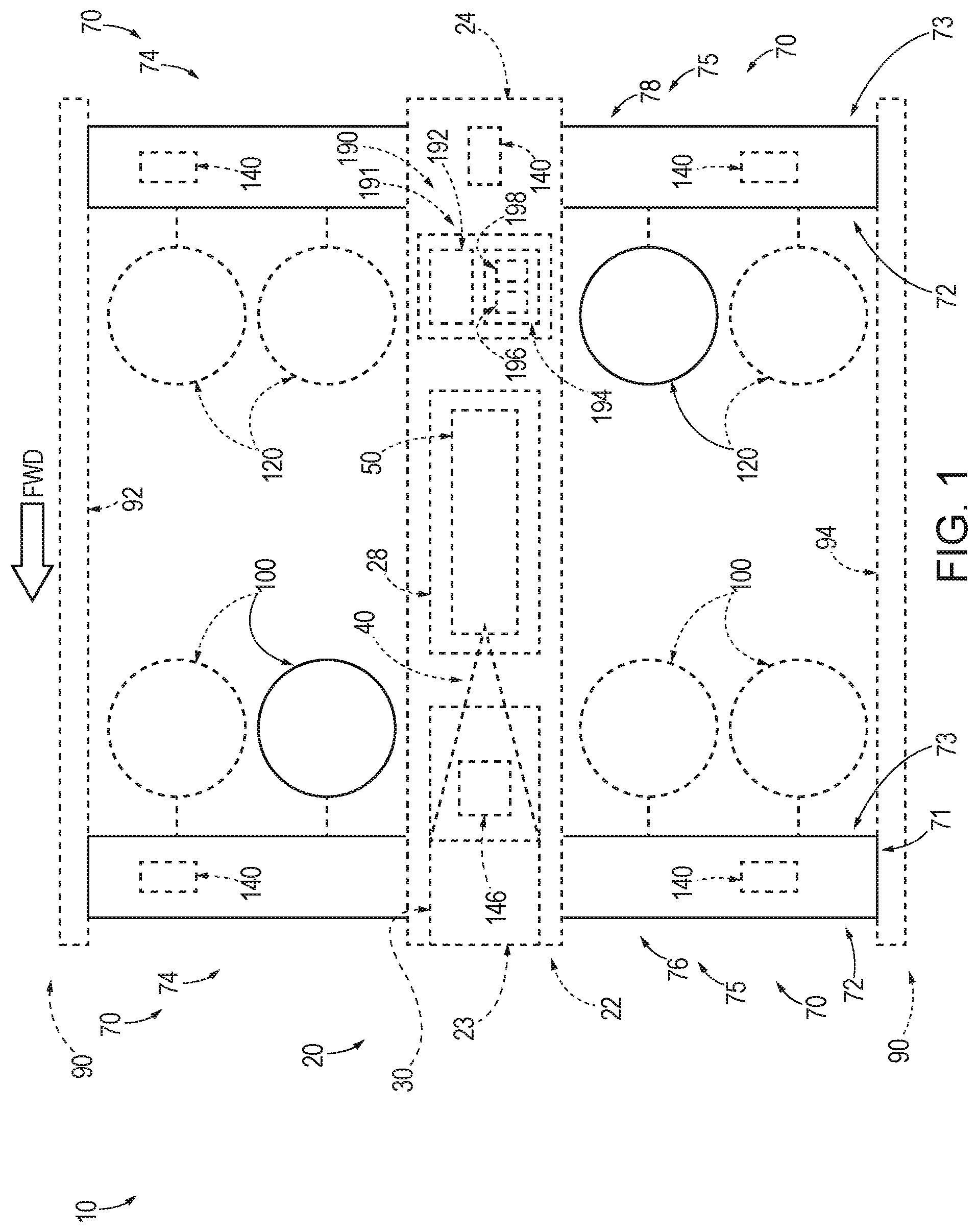 Patent US11772773 — Aircraft and related methods — Figure 1
