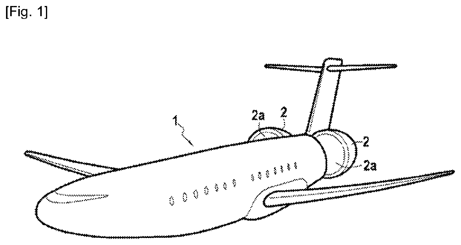 Patent US11772779 — Propulsion unit with improved boundary layer ingestion — Figure 1