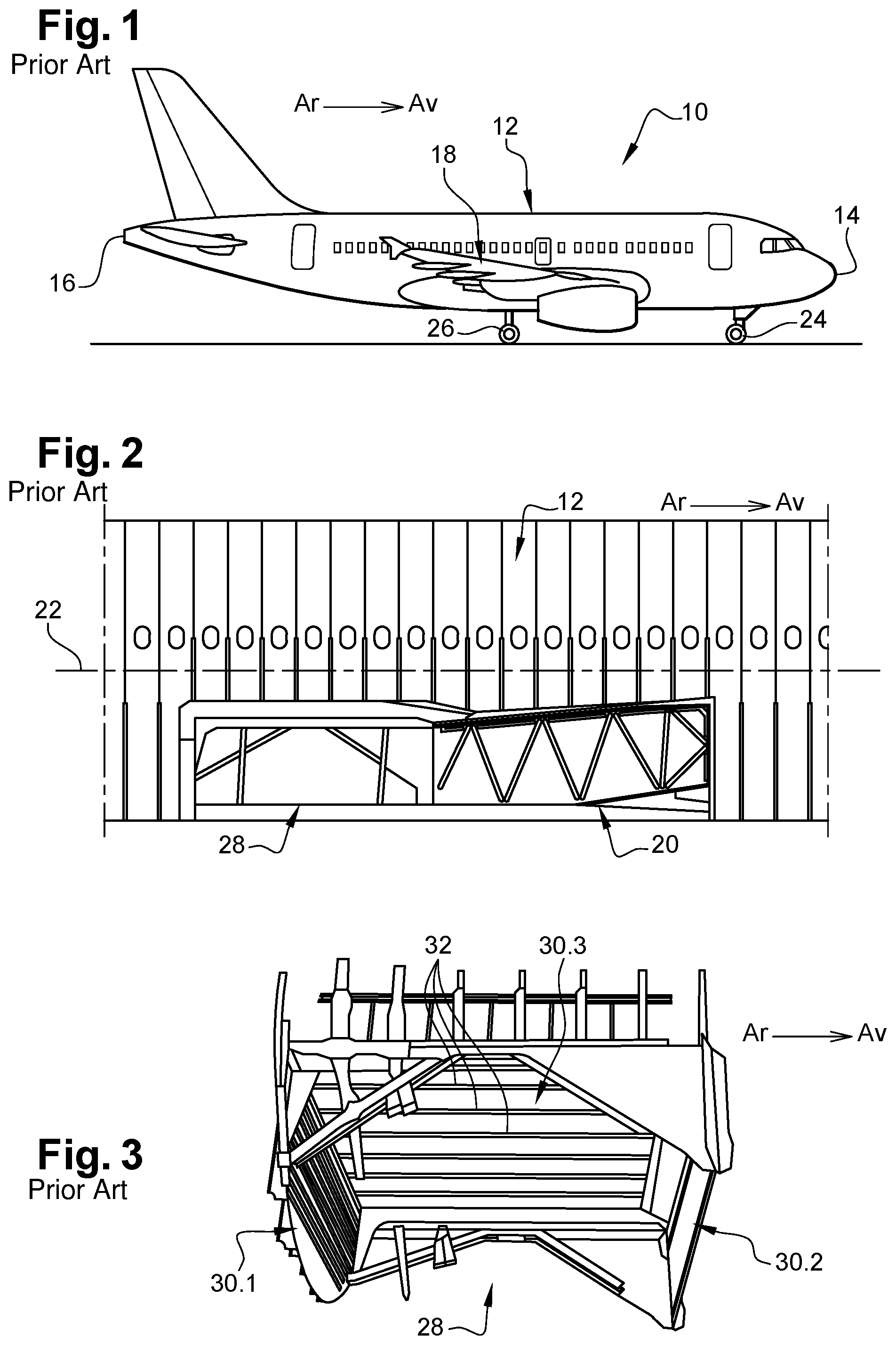 Patent US11772781 — Aircraft including a reinforced main landing gear box — Figure 1