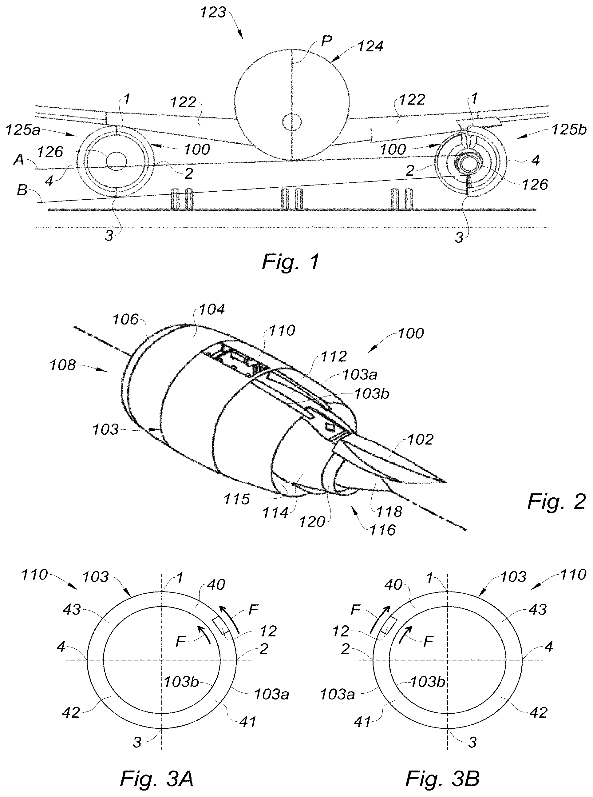 Patent US11772810 — Aircraft nacelle comprising at least one heat exchanger — Figure 1