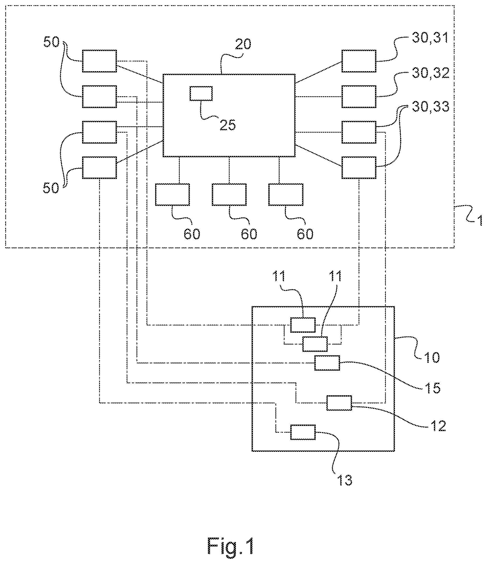 Patent US11772813 — Method and a device for managing risks and alerts — Figure 1