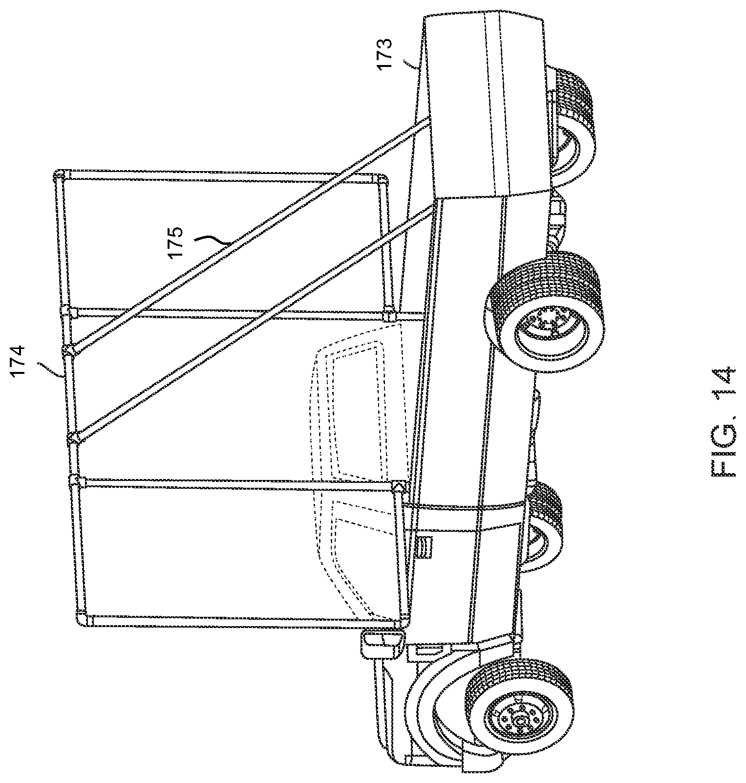 Patent US11772817 Figure 14 – Ground support equipment for a high altitude long endurance aircraft