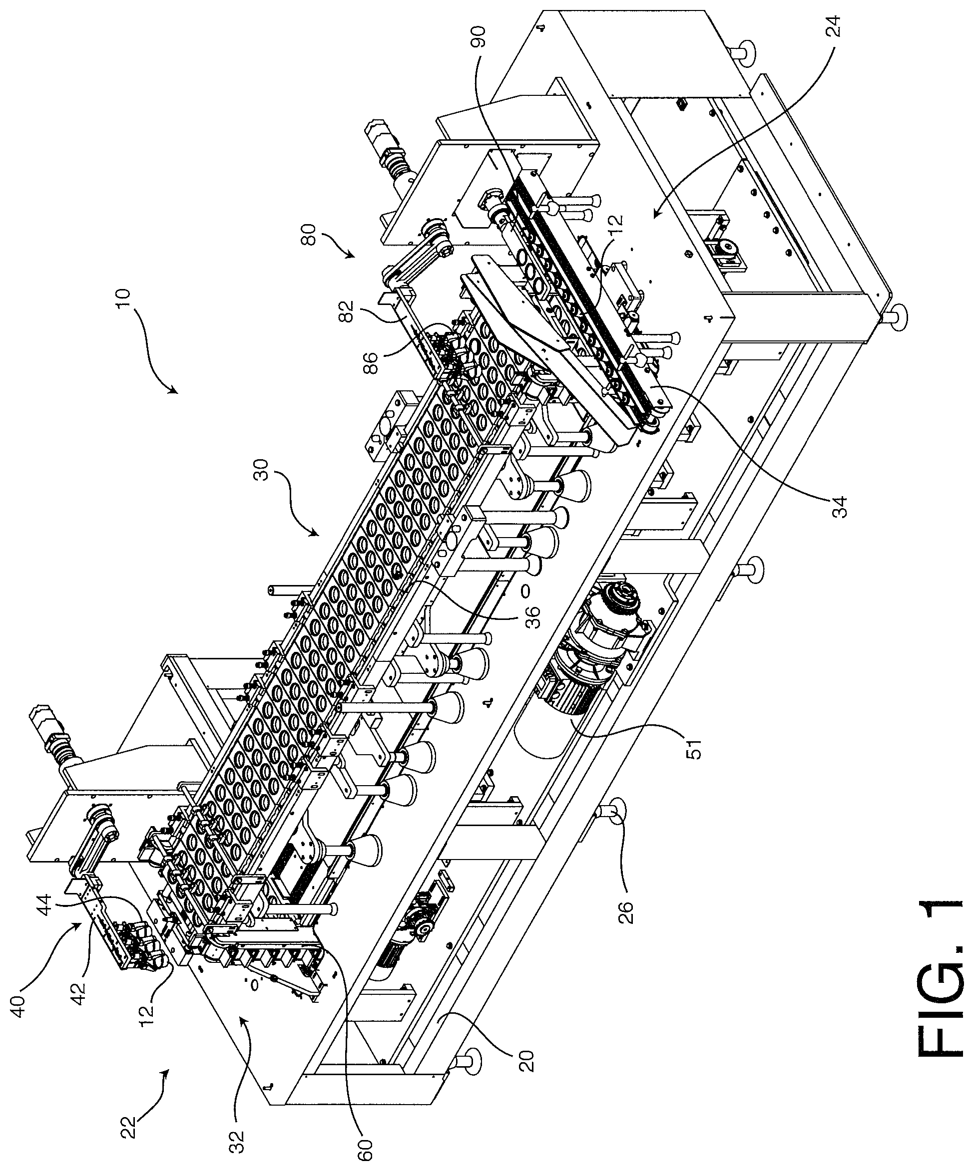 Patent US11772835 — Plant for packaging capsules — Figure 1