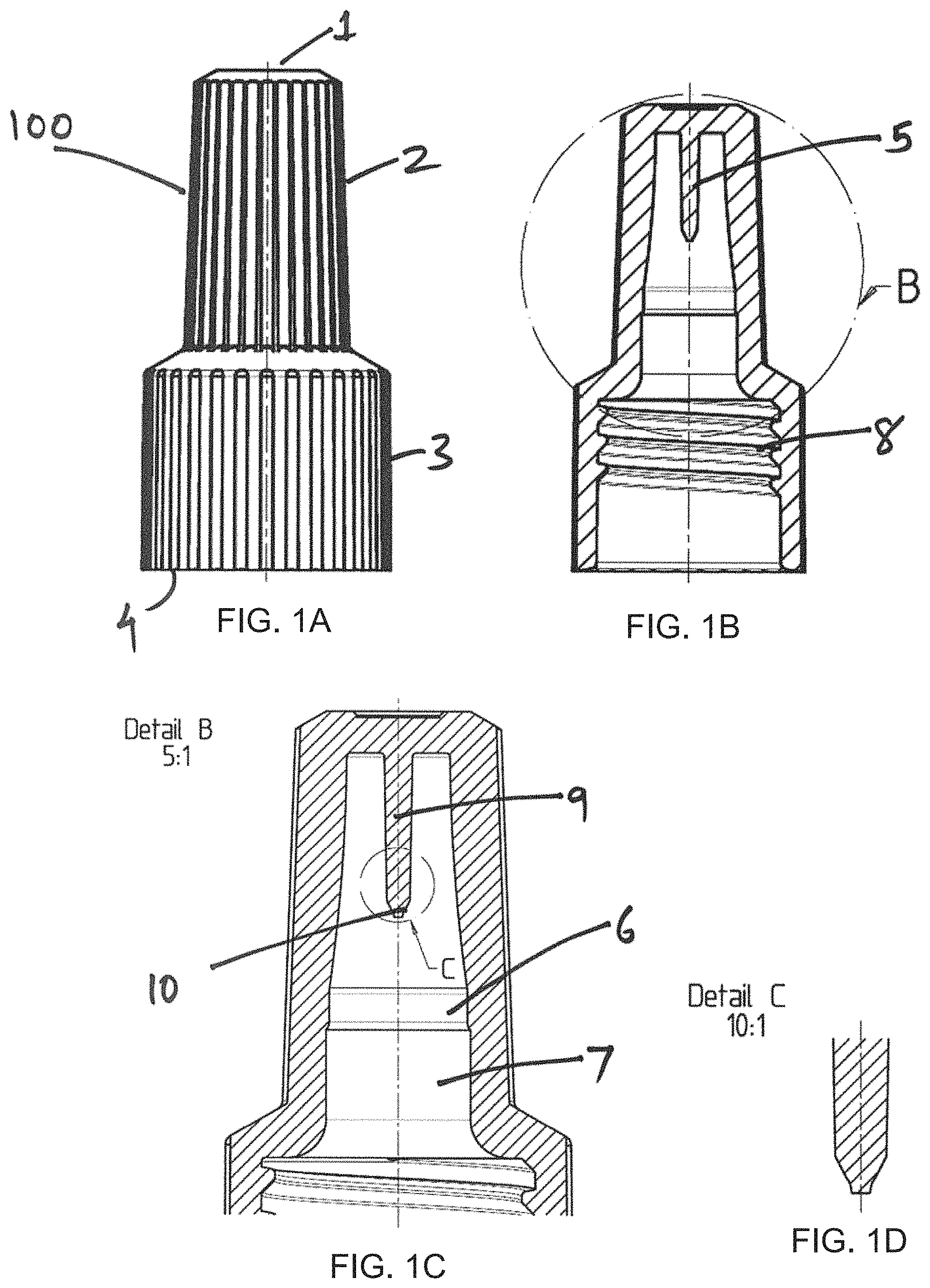 Patent US11772851 — Liquid applicator — Figure 1