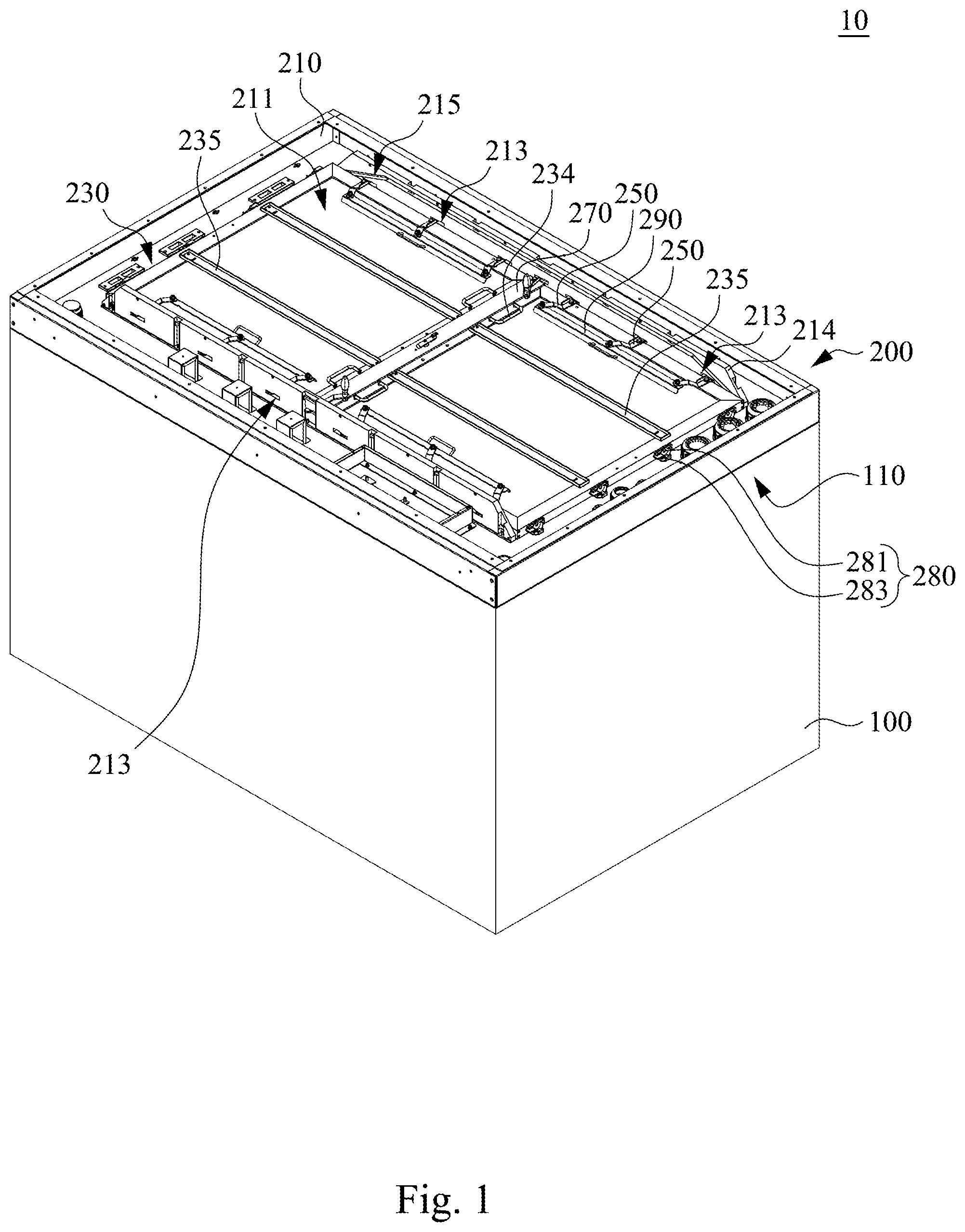 Patent US11772858 — Airtight device — Figure 1