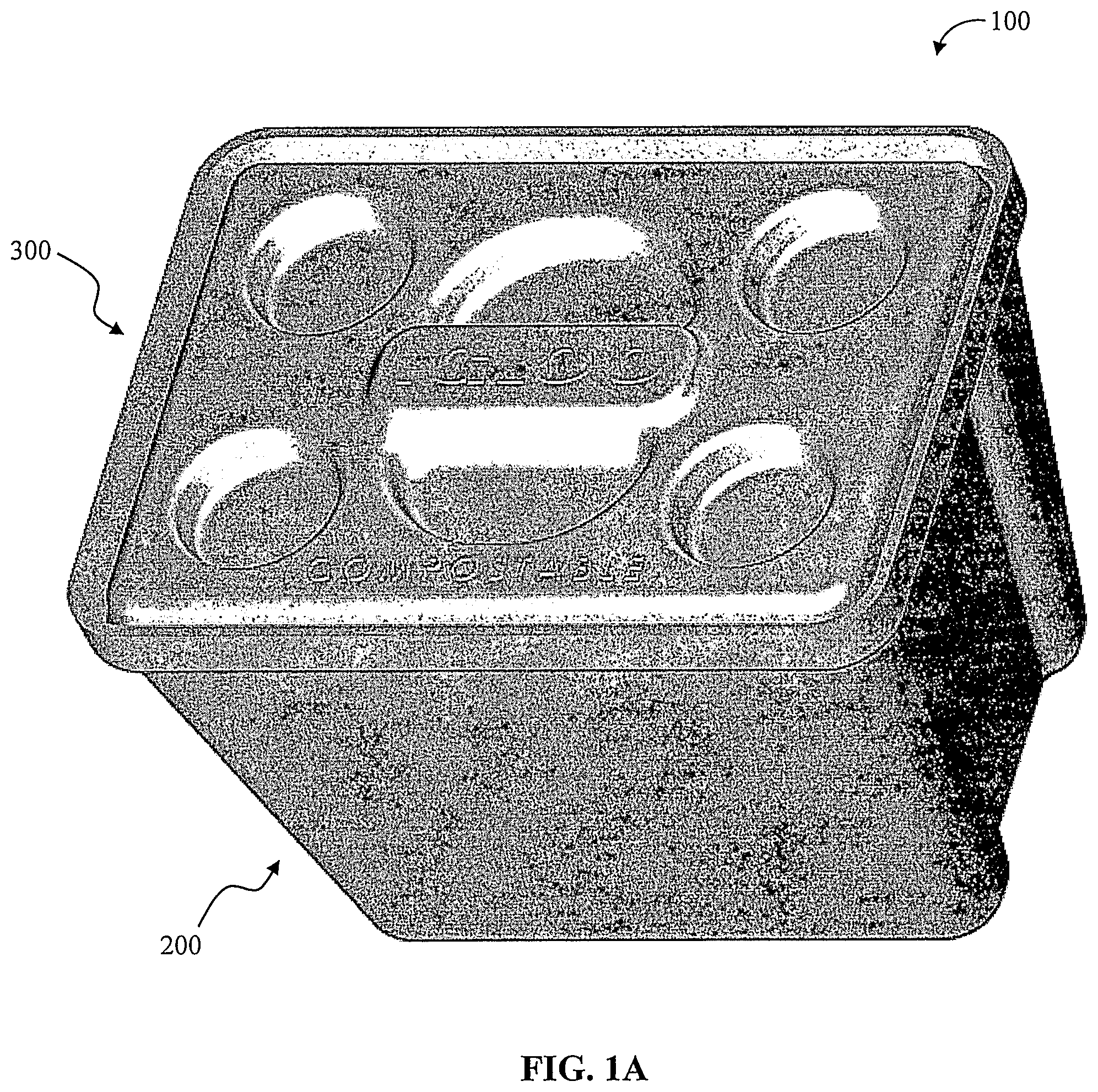 Patent US11772866 — Single-walled disposable cooler made of disposable, biodegradable and/or recyclable material — Figure 1