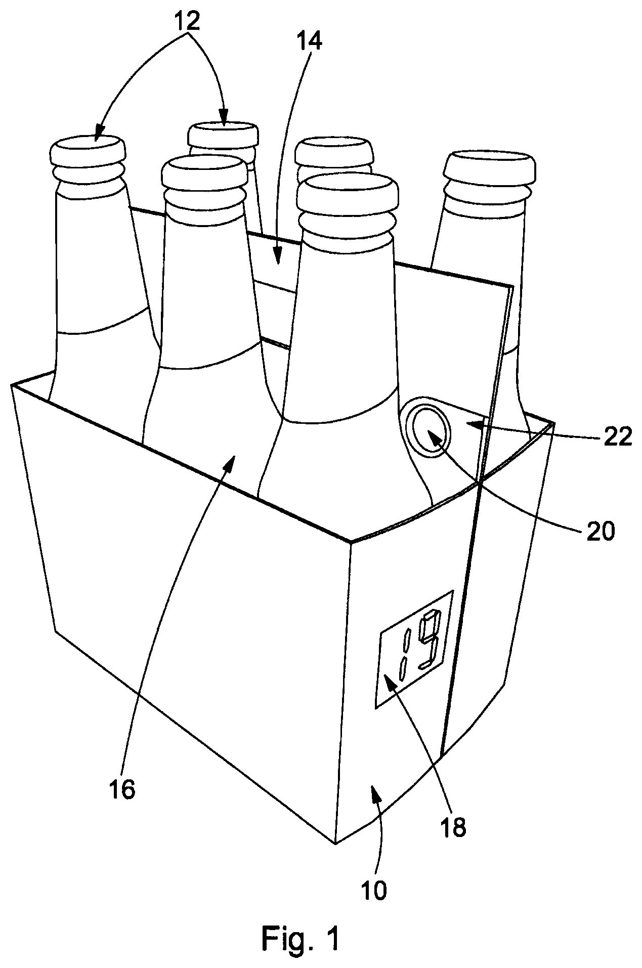 Patent US11772867 Figure 1 – Method of forming a packaging