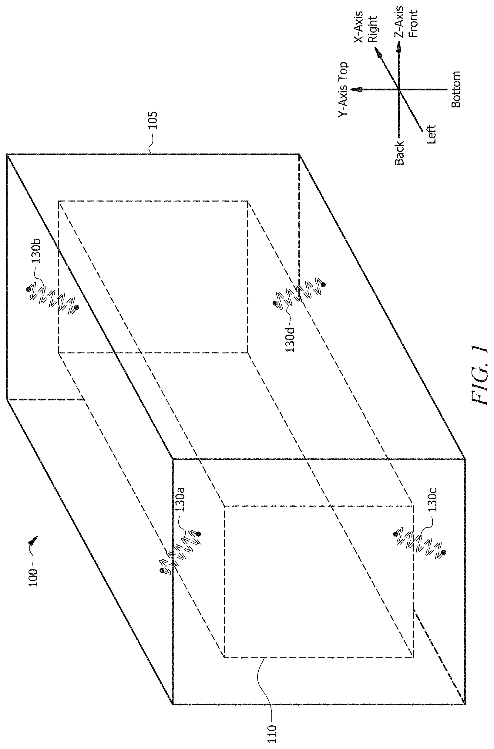 Patent US11772870 — System for transporting fragile objects — Figure 1