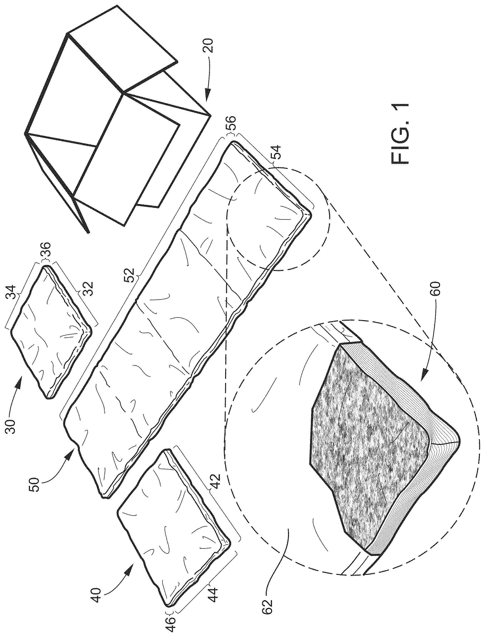 Patent US11772872 — Insulated container and method of forming and loading an insulated container — Figure 1