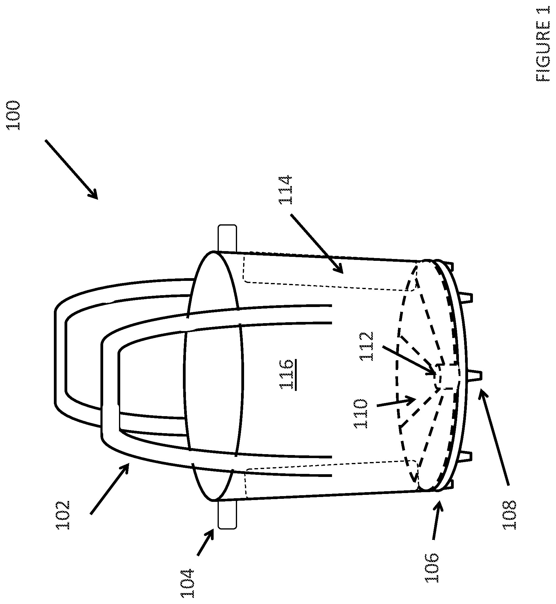 Patent US11772875 — System to hold multiple beverage containers — Figure 1