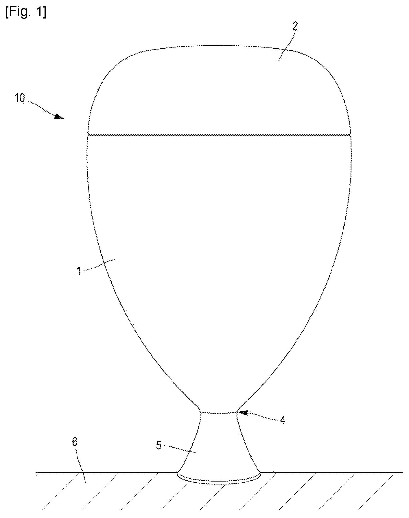 Patent US11772877 Figure 1 – Device for packaging at least one fluid