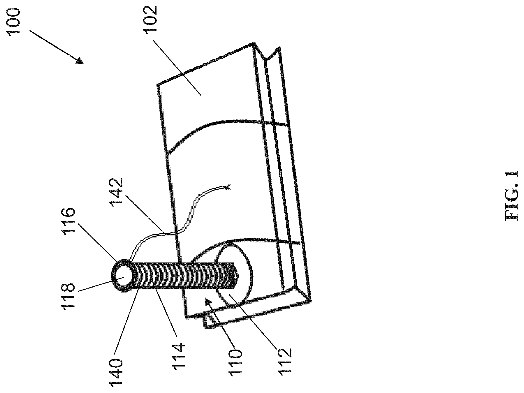 Patent US11772885 — Liner structure with constrictable sidewall and method to install same — Figure 1