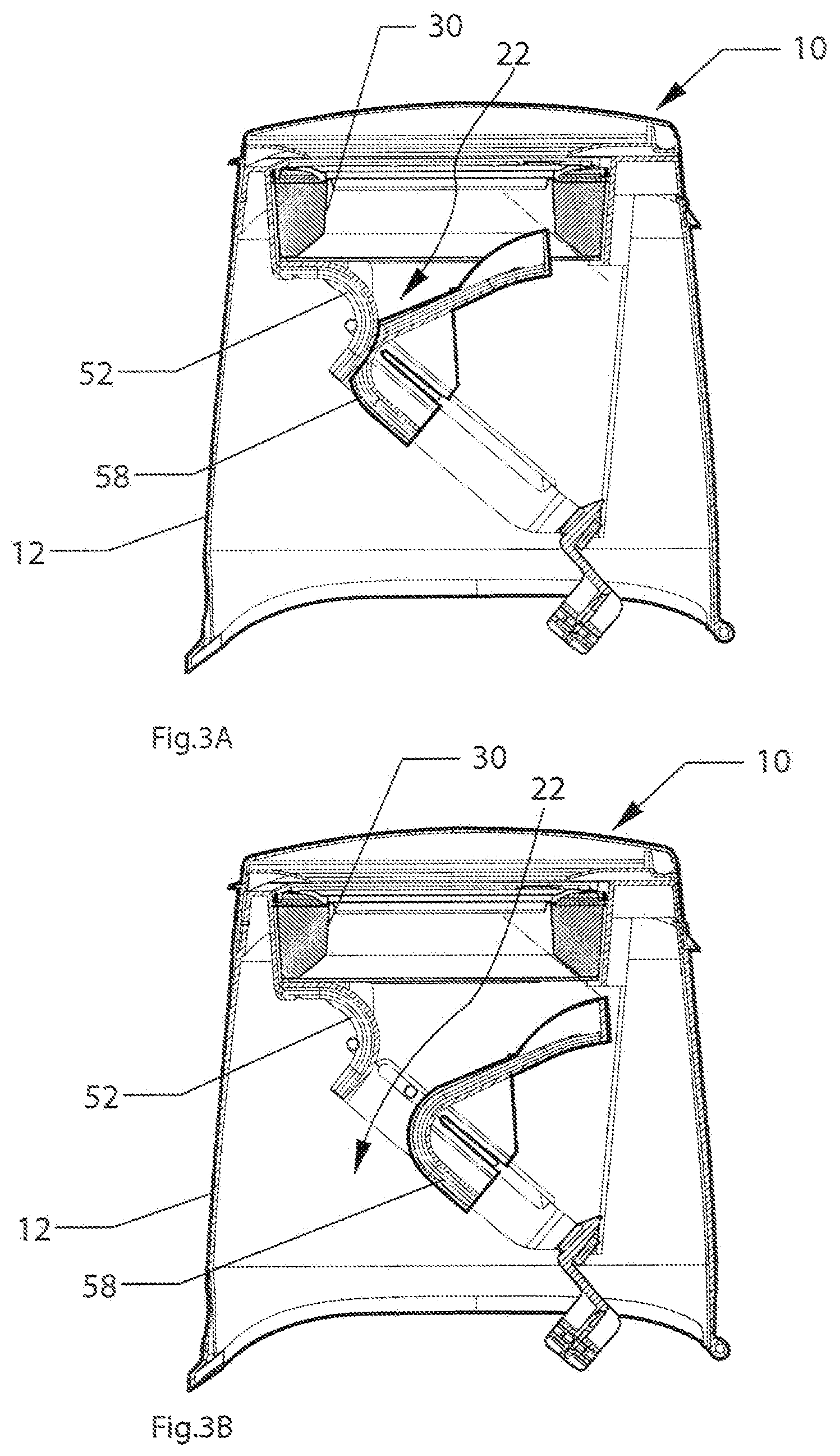 Patent US11772888 Figure 3 – Cassette and apparatus for packing disposable objects into an elongated tube of flexible material