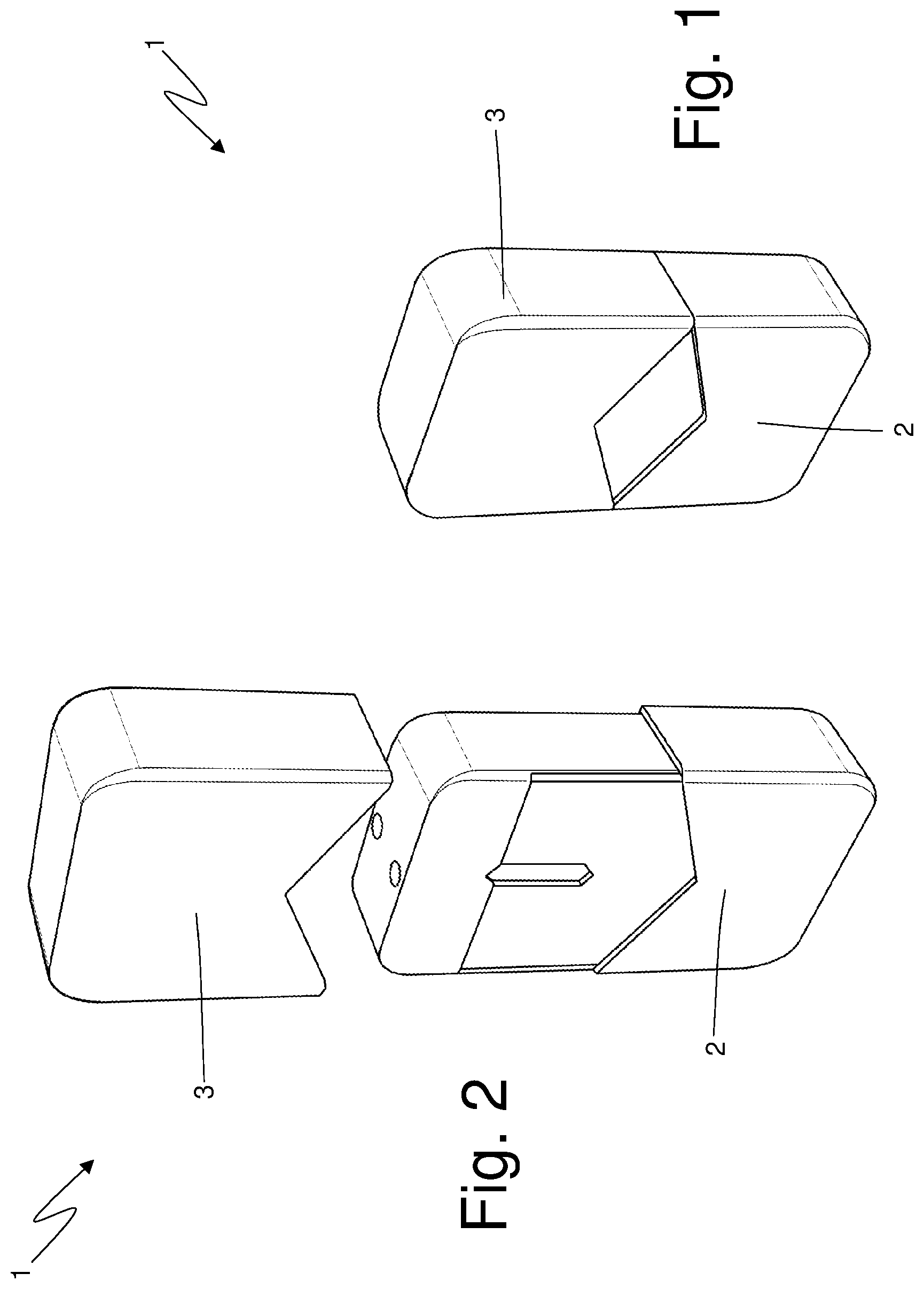 Patent US11772907 — Transport system for an at least partially complete cartridge, in particular for an electronic cigarette — Figure 1