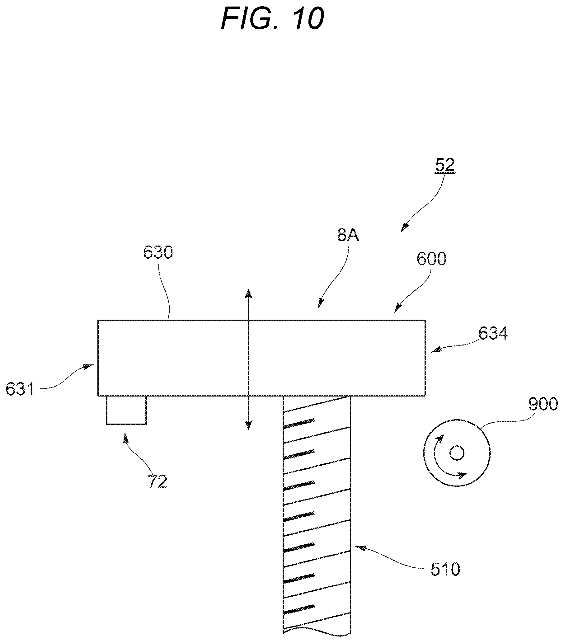 Patent US11772925 Figure 10 – Recording material processing apparatus