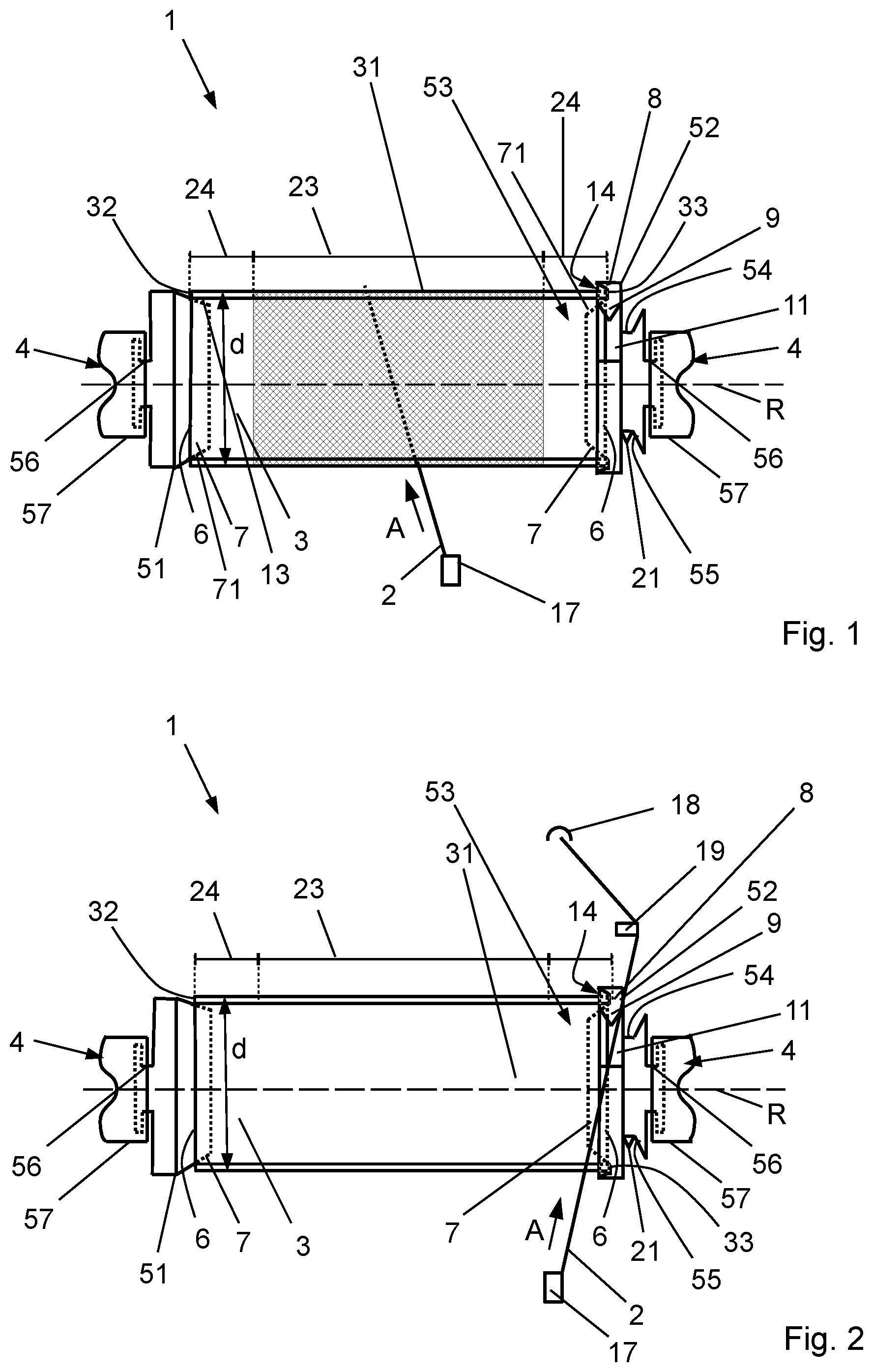 Patent US11772928 — Device and method for winding a thread — Figure 1