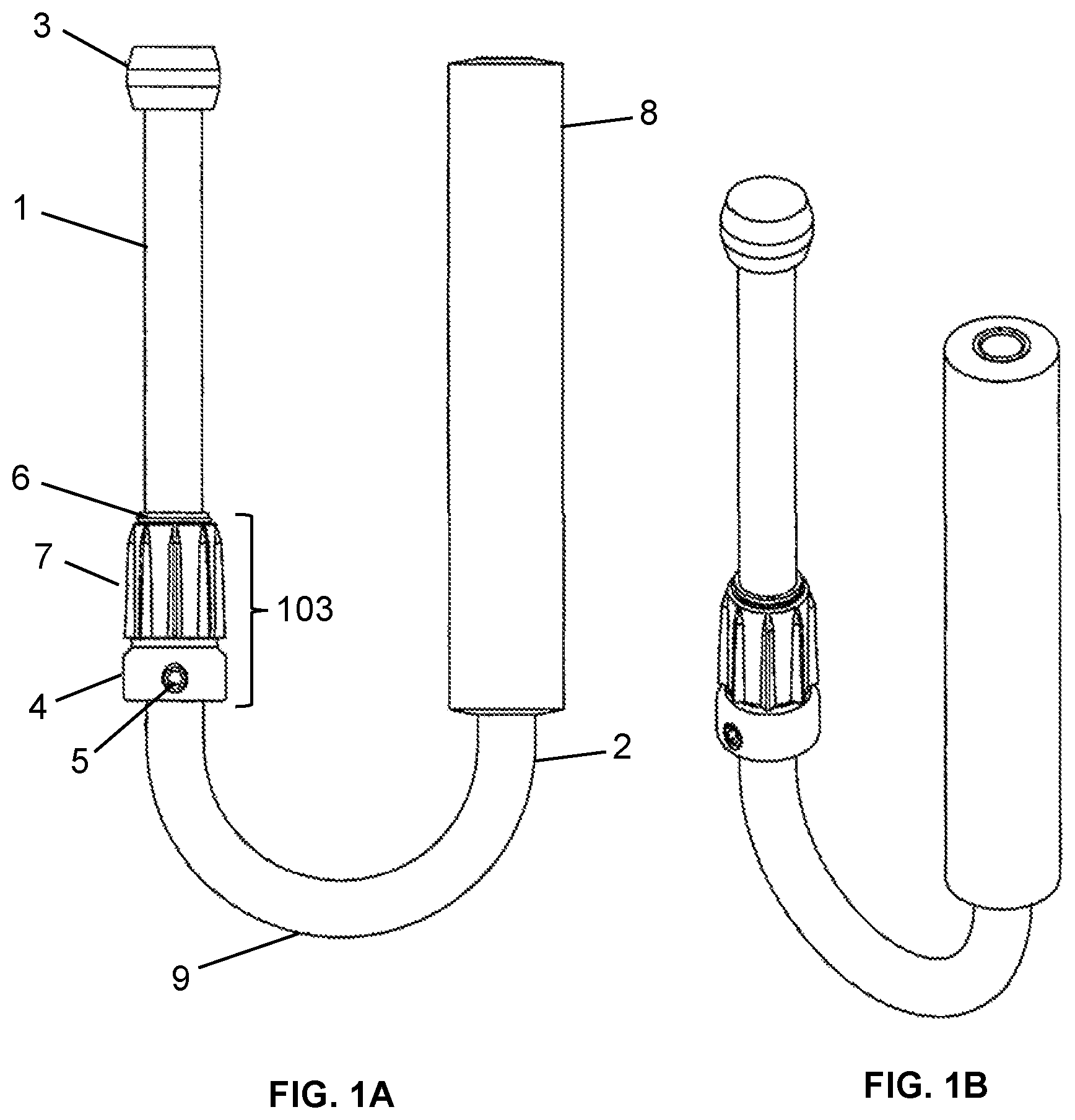 Patent US11772929 — Core insert and hand tool for dispensing material wound on a core — Figure 1