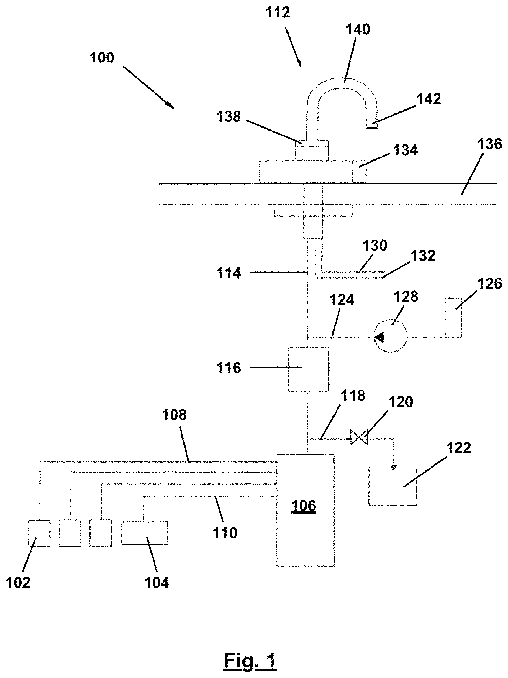 Patent US11772952 — Water-based liquid supply system — Figure 1