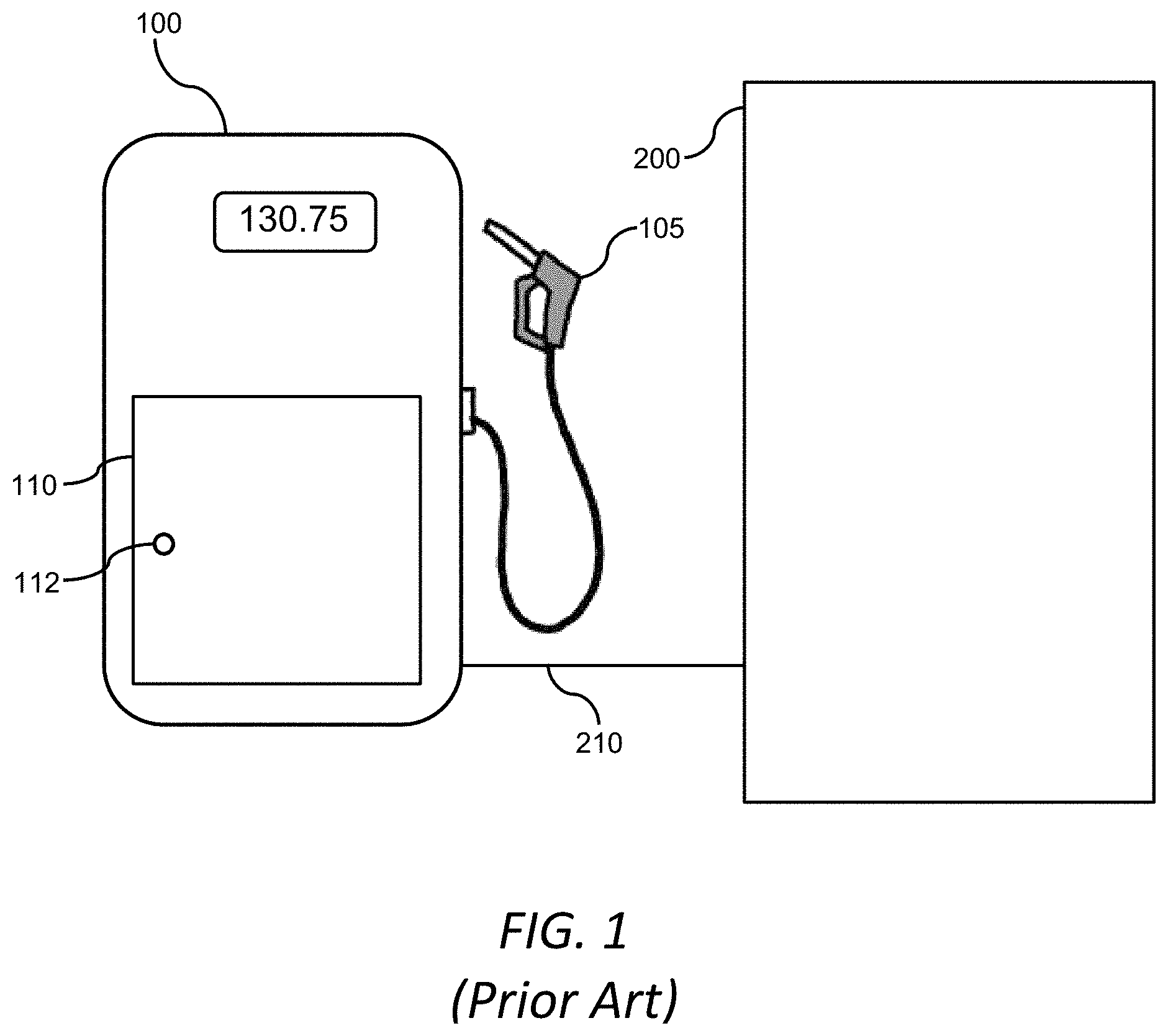 Patent US11772955 — System, and apparatus for protecting fuel dispensers — Figure 1