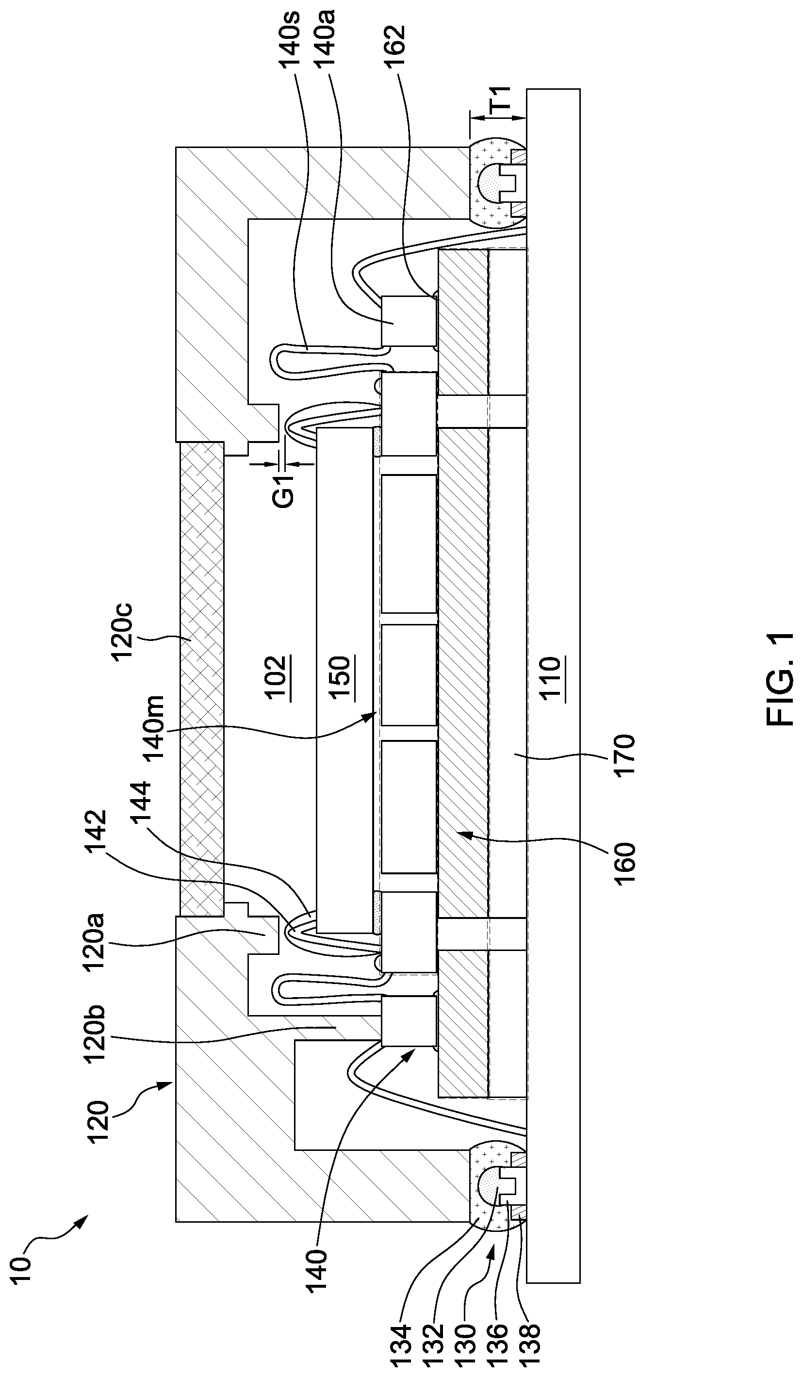 Patent US11772962 Figure 1 – MEMS package and forming method thereof