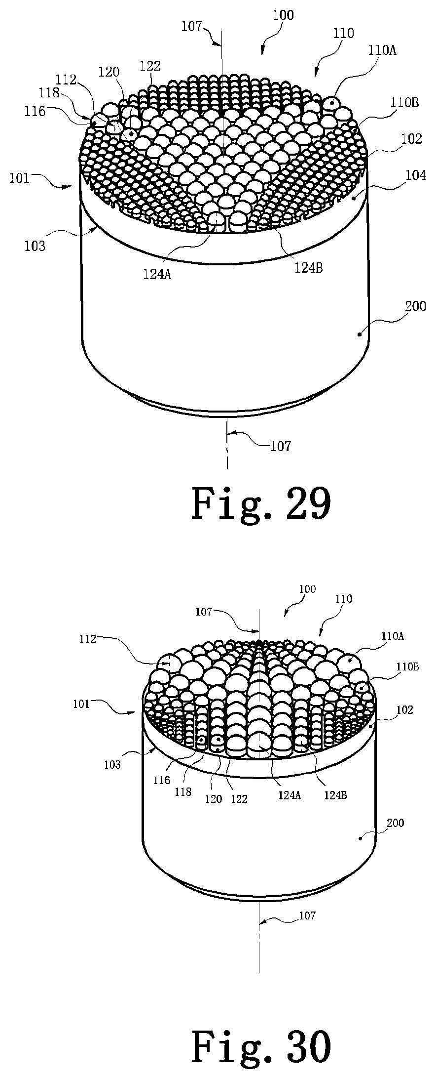 Patent US11772977 Figure 15 – Polycrystalline diamond compact table with polycrystalline diamond extensions therefrom