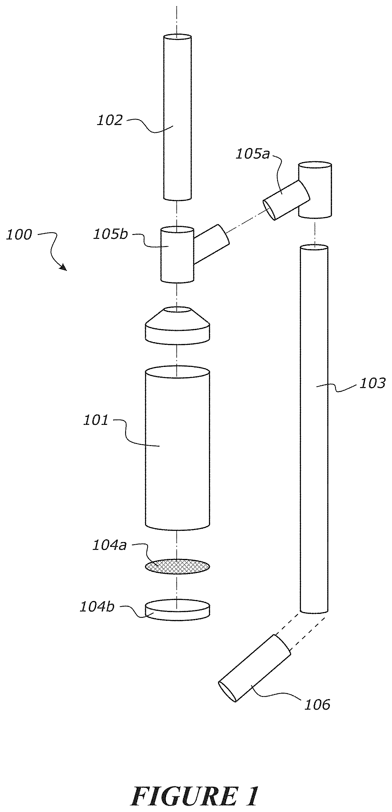 Patent US11772989 — Device for treating roof runoff — Figure 1