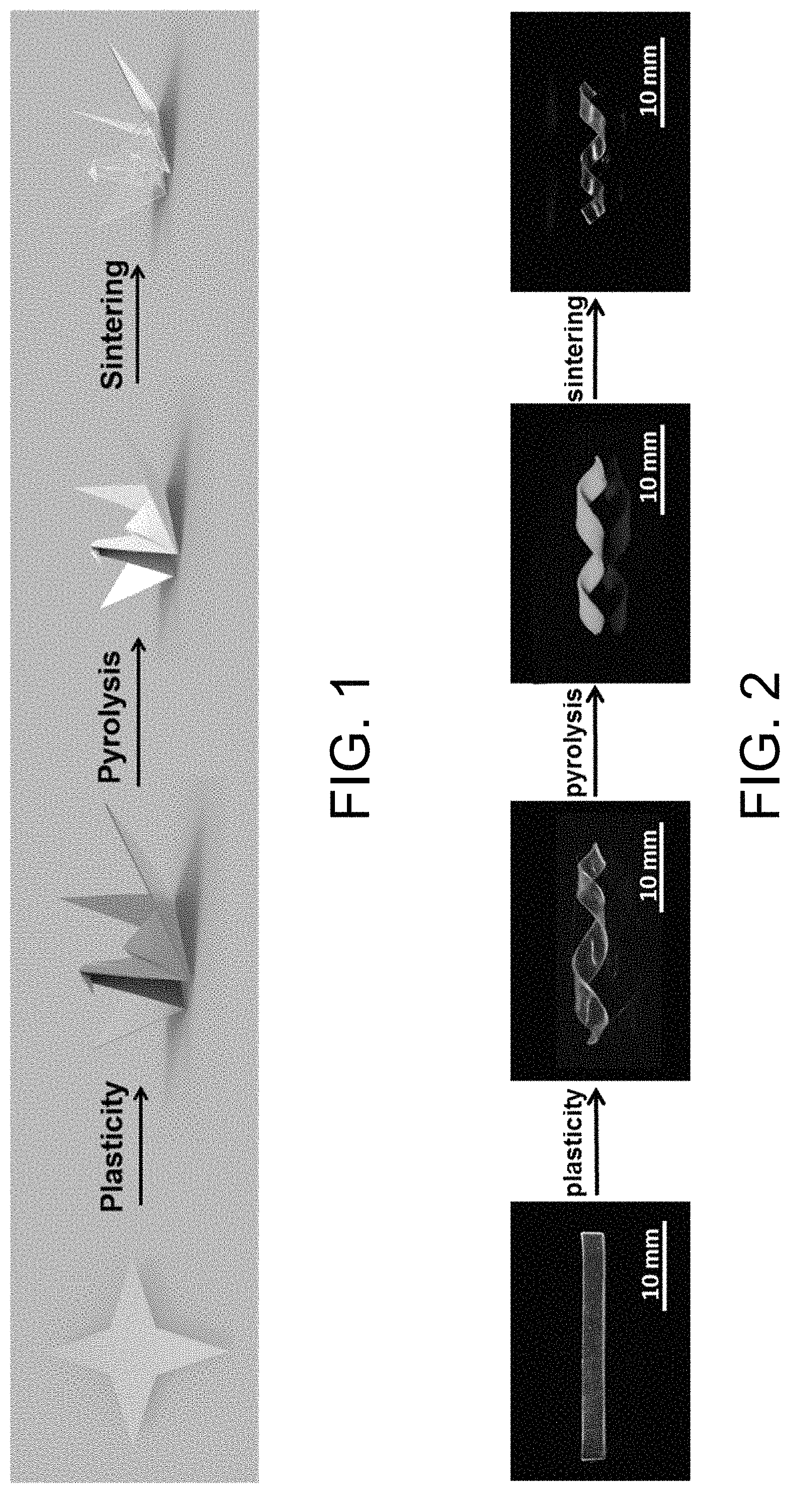 Patent US11773002 — Method to prepare three-dimensional transparent glass via polymer plasticity — Figure 1