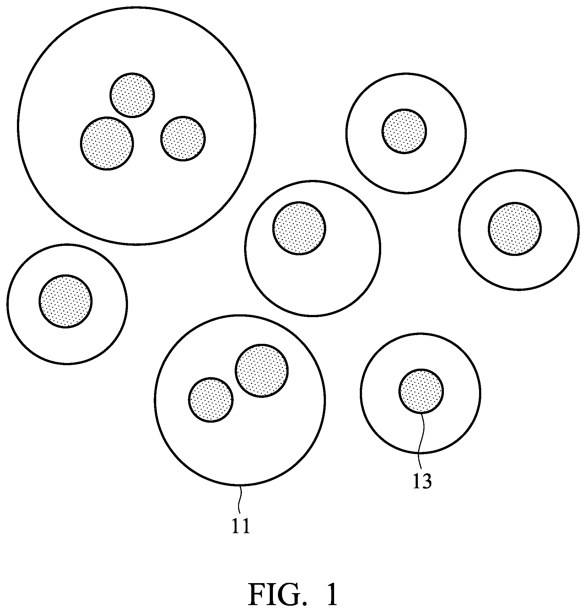 Patent US11773028 — Composite material and method of removing fluoride ion in waste liquid — Figure 1