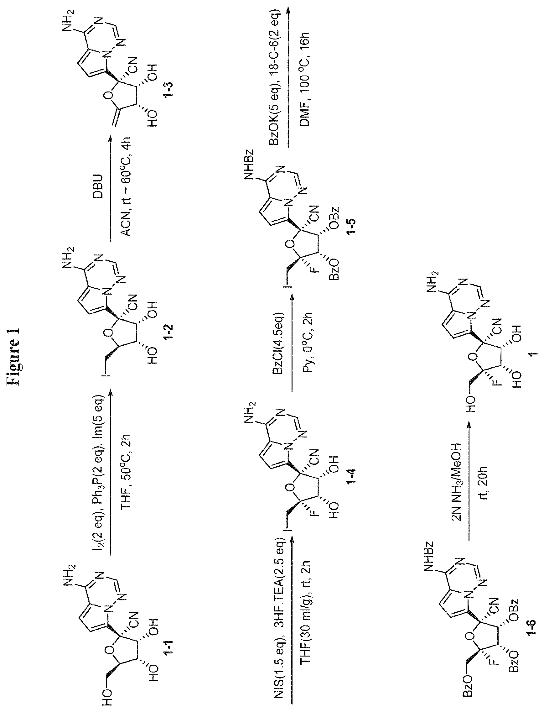 Patent US11773126 — Substituted nucleosides, nucleotides and analogs thereof — Figure 1