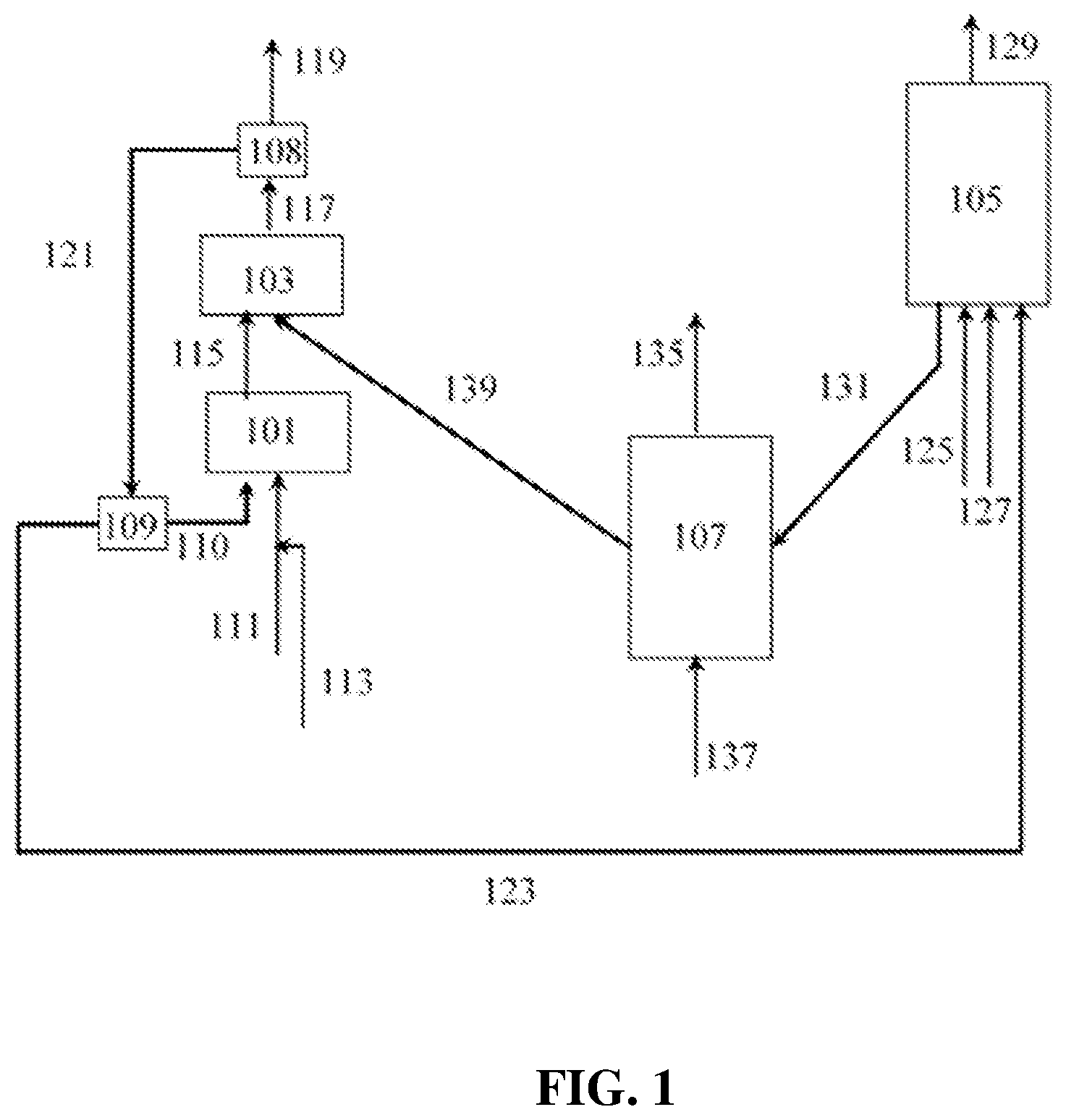Patent US11773336 — Processes and systems for upgrading alkanes and alkyl aromatic hydrocarbons — Figure 1