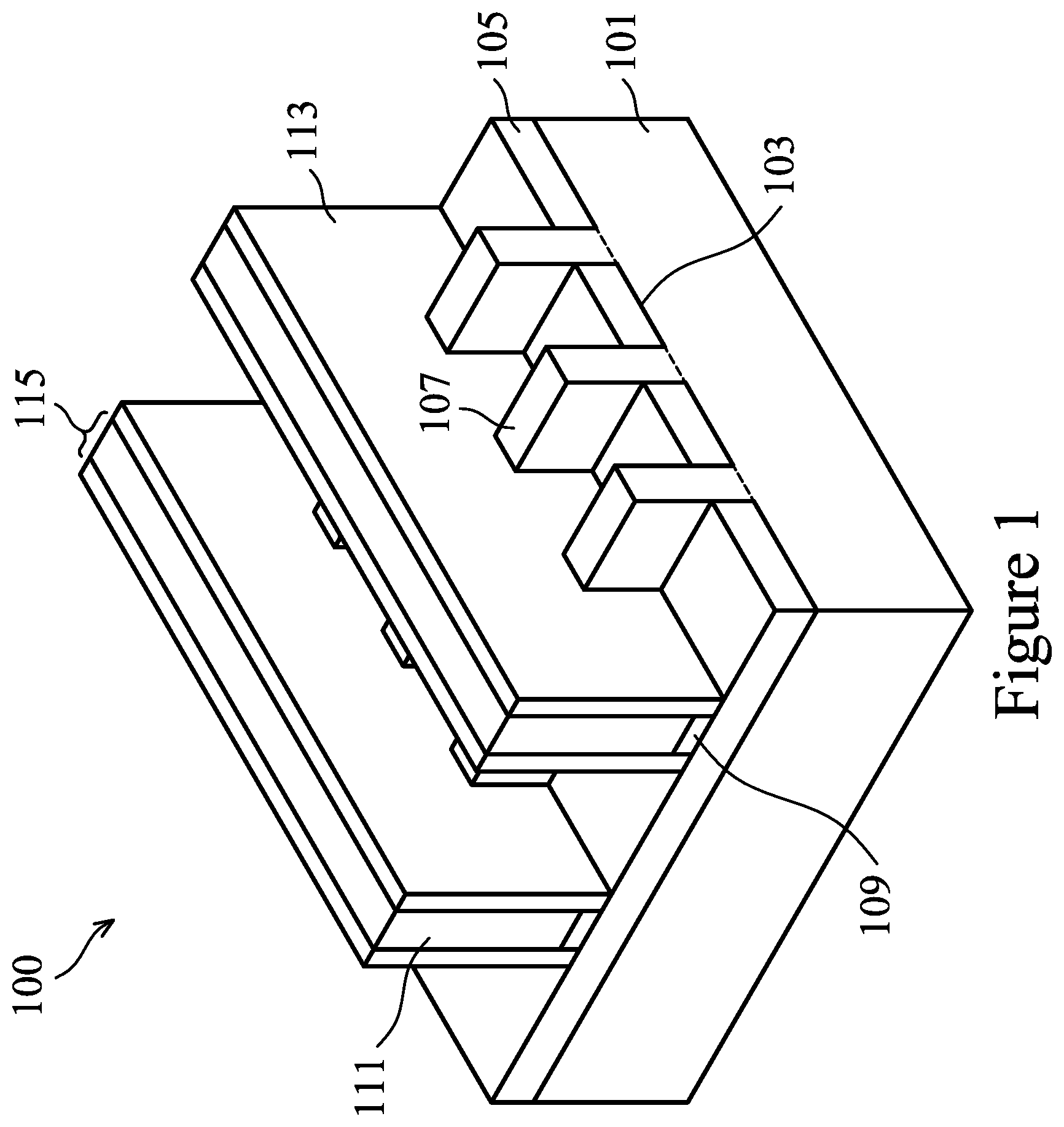 Patent US11773353 — Semiconductor device cleaning solution, method of use, and method of manufacture — Figure 1