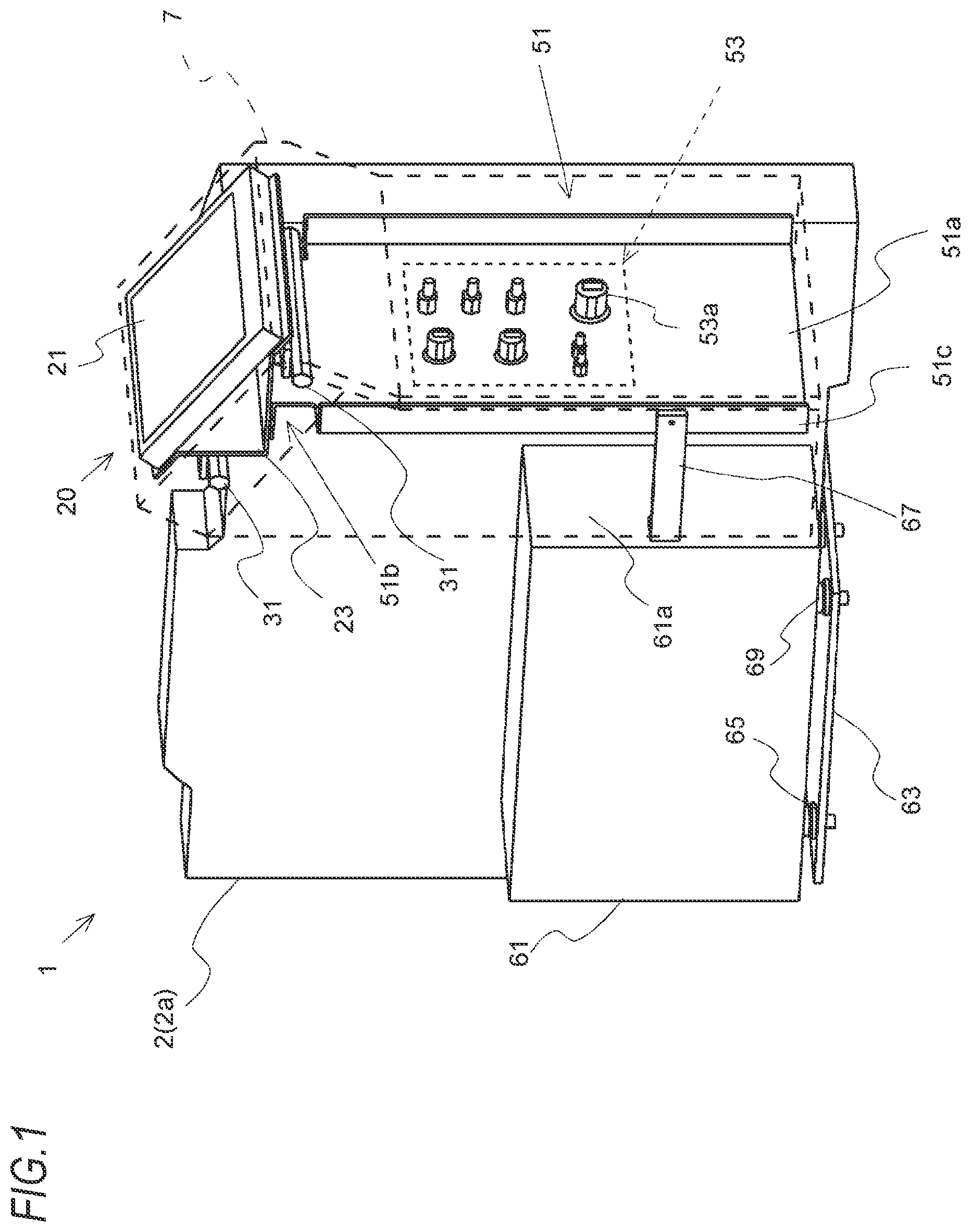 Patent US11773519 — Loom — Figure 1