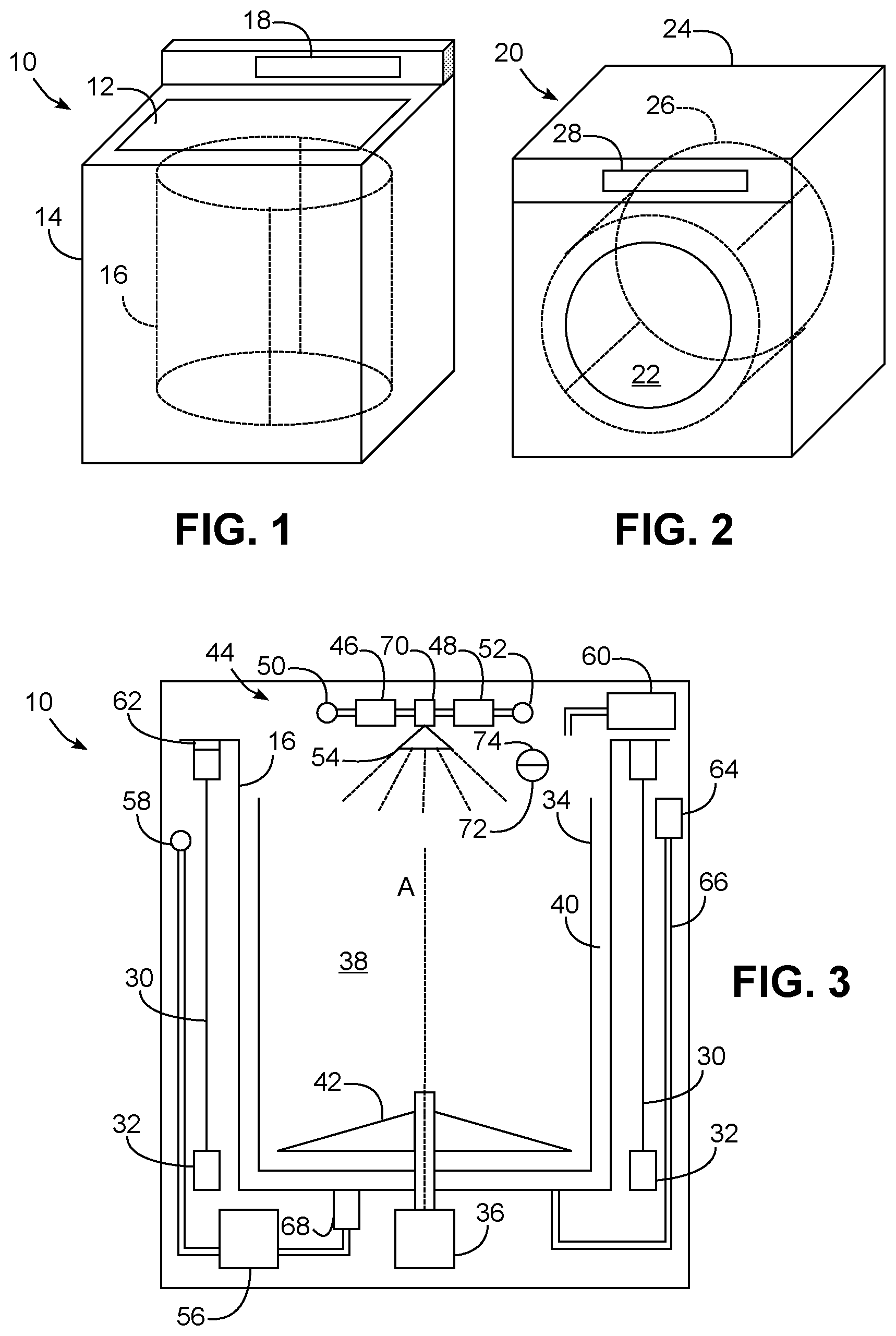Patent US11773524 — Laundry washing machine color composition analysis during loading — Figure 1