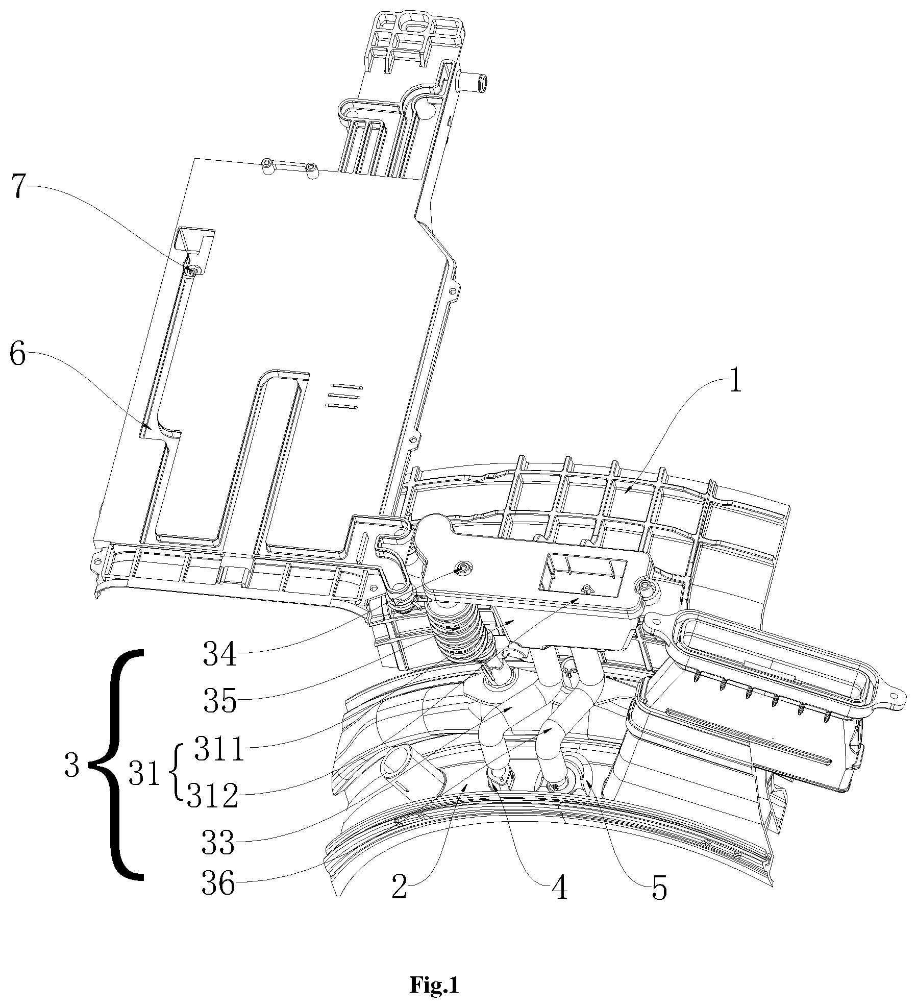 Patent US11773526 — Laundry treating apparatus — Figure 1