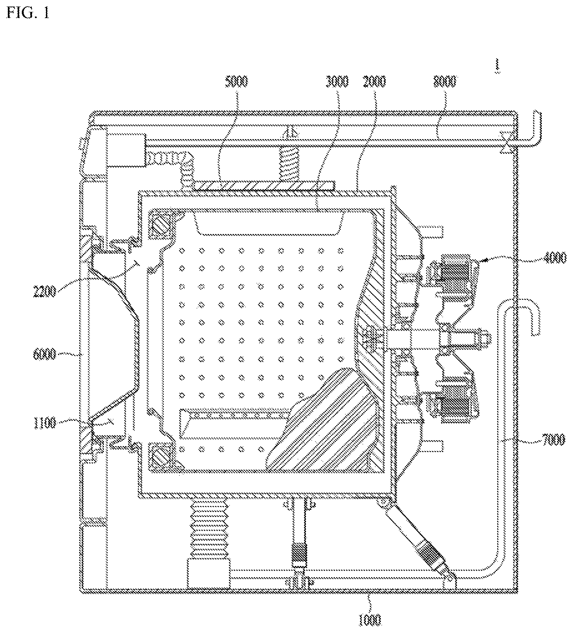 Patent US11773529 — Laundry treating apparatus — Figure 1