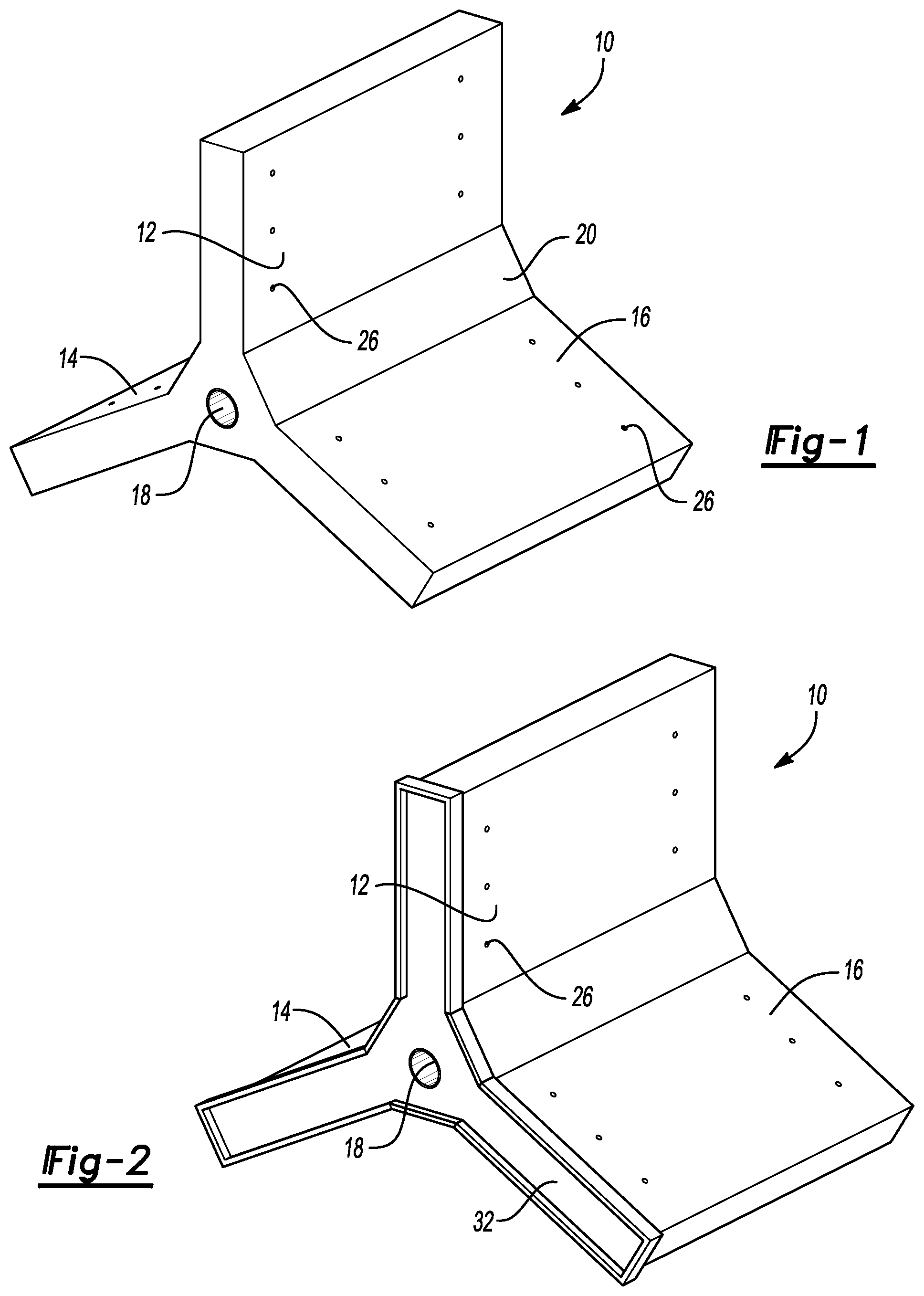 Patent US11773553 — Sectional reinforced concrete seawall — Figure 1
