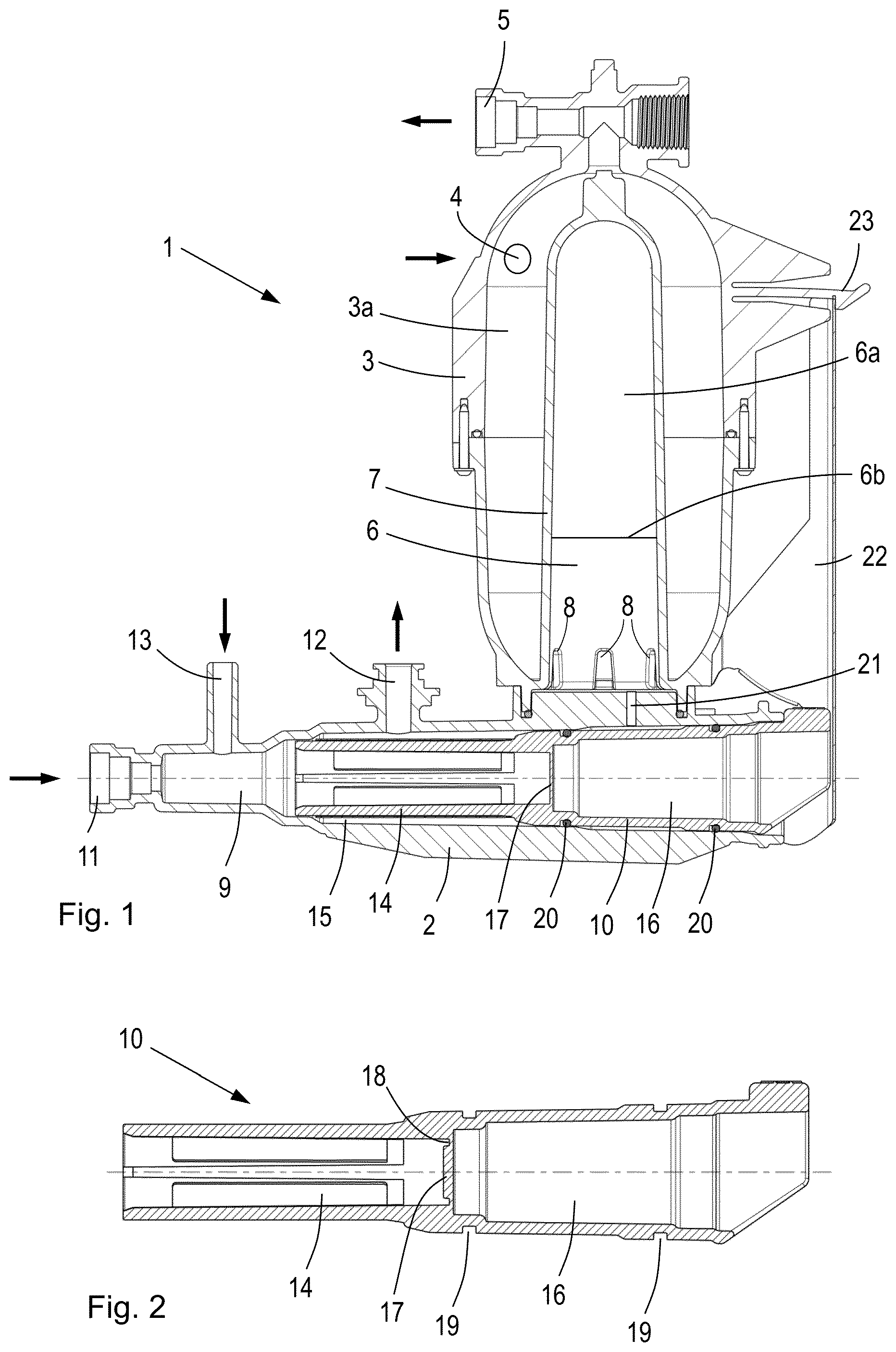 Patent US11773572 — Frost protection apparatus for water supply apparatus in recreational vehicles — Figure 1