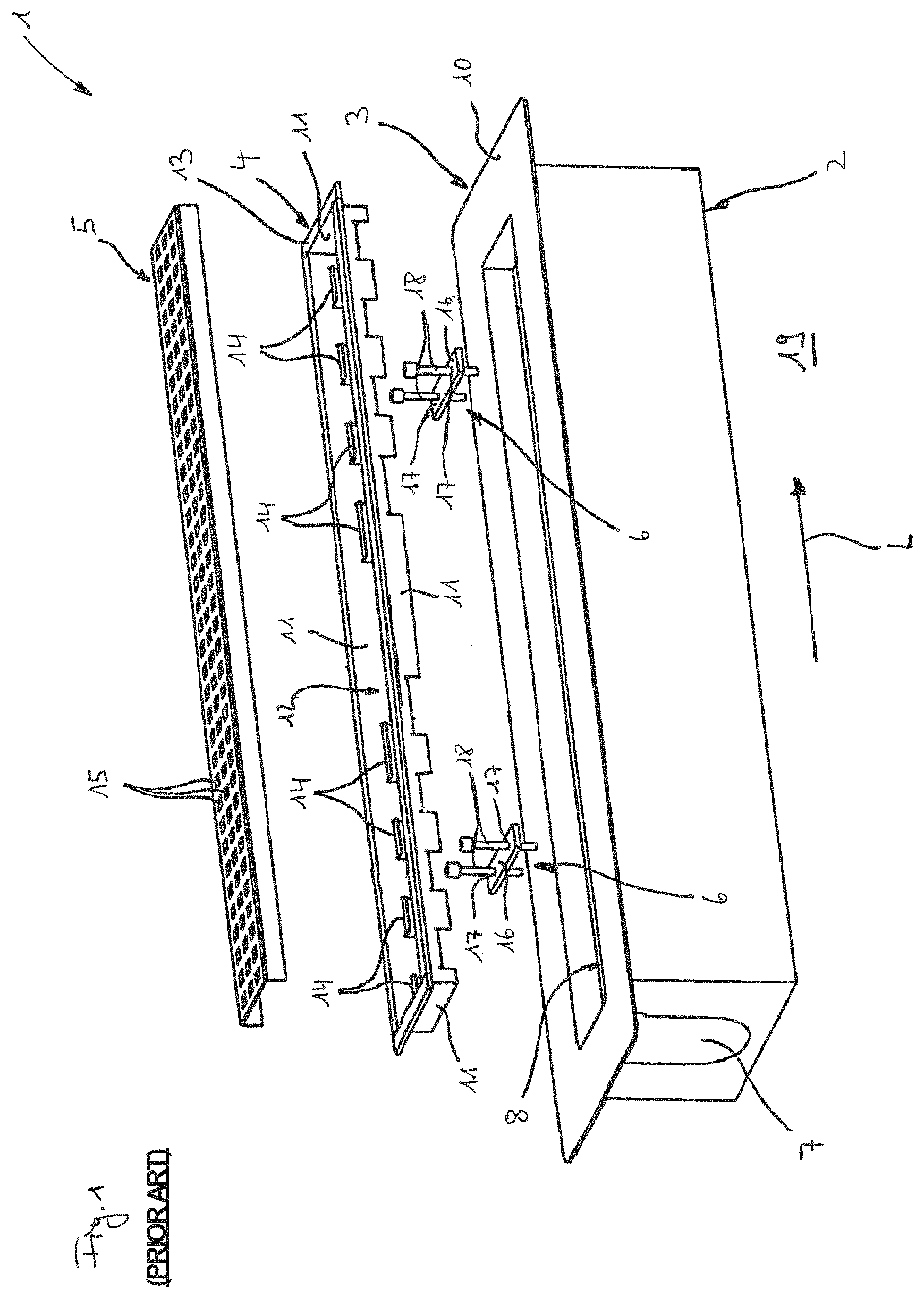 Patent US11773580 — Frame for a floor drain — Figure 1