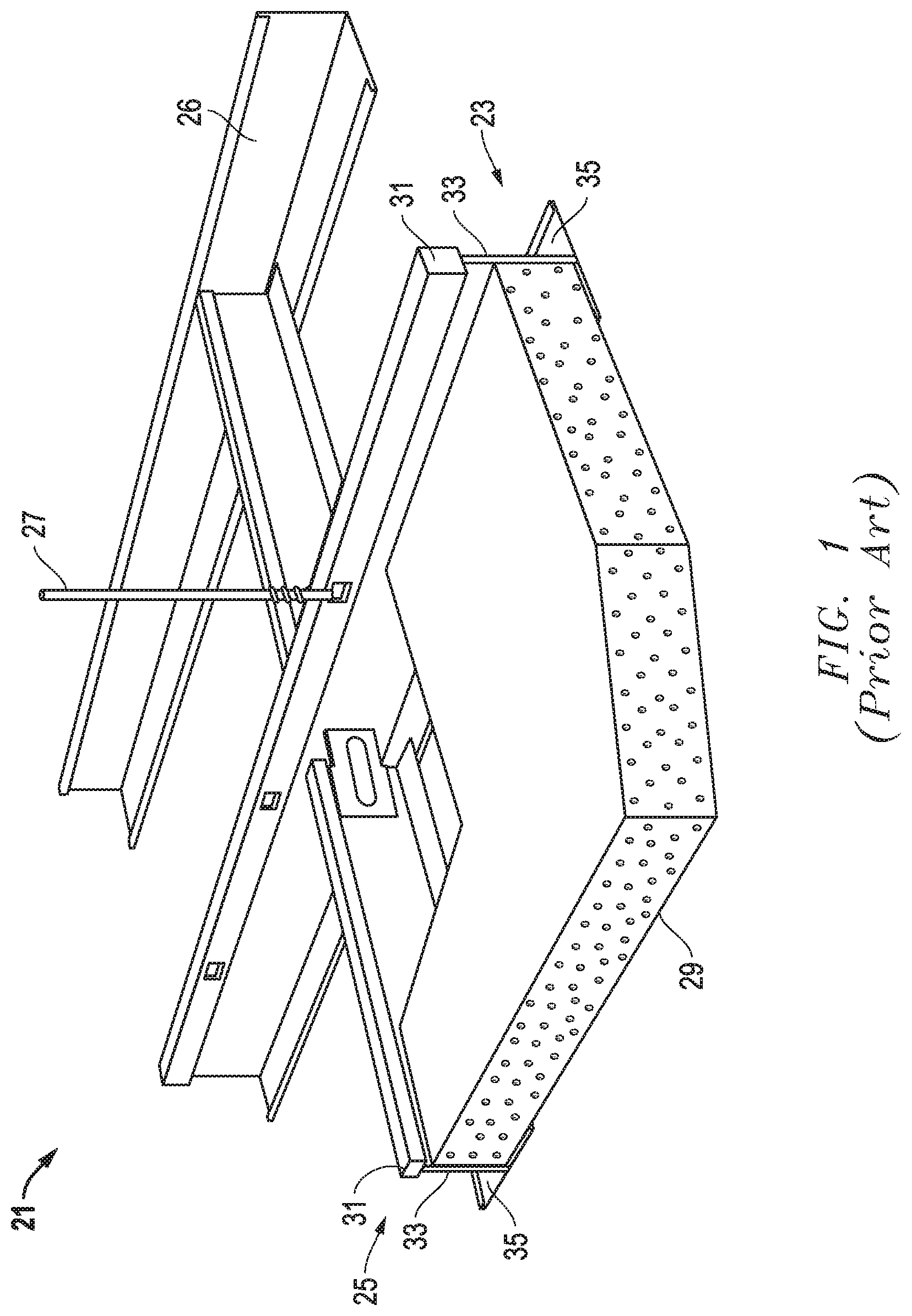 Patent US11773590 Figure 1 – System, method and apparatus for wall support of ceiling suspension grid