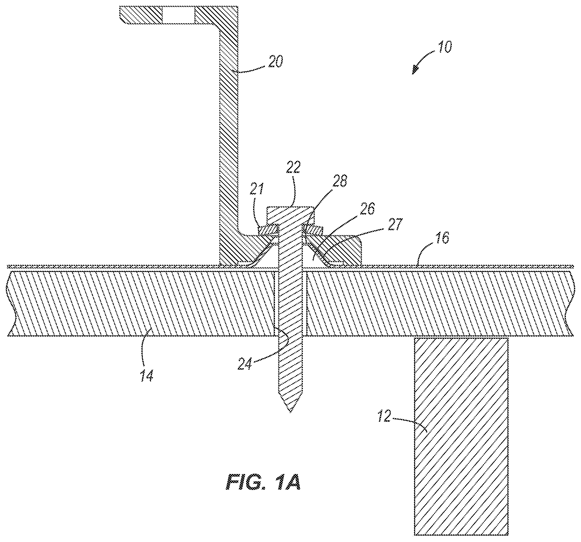 Patent US11773597 Figure 2 – Roof mounting system