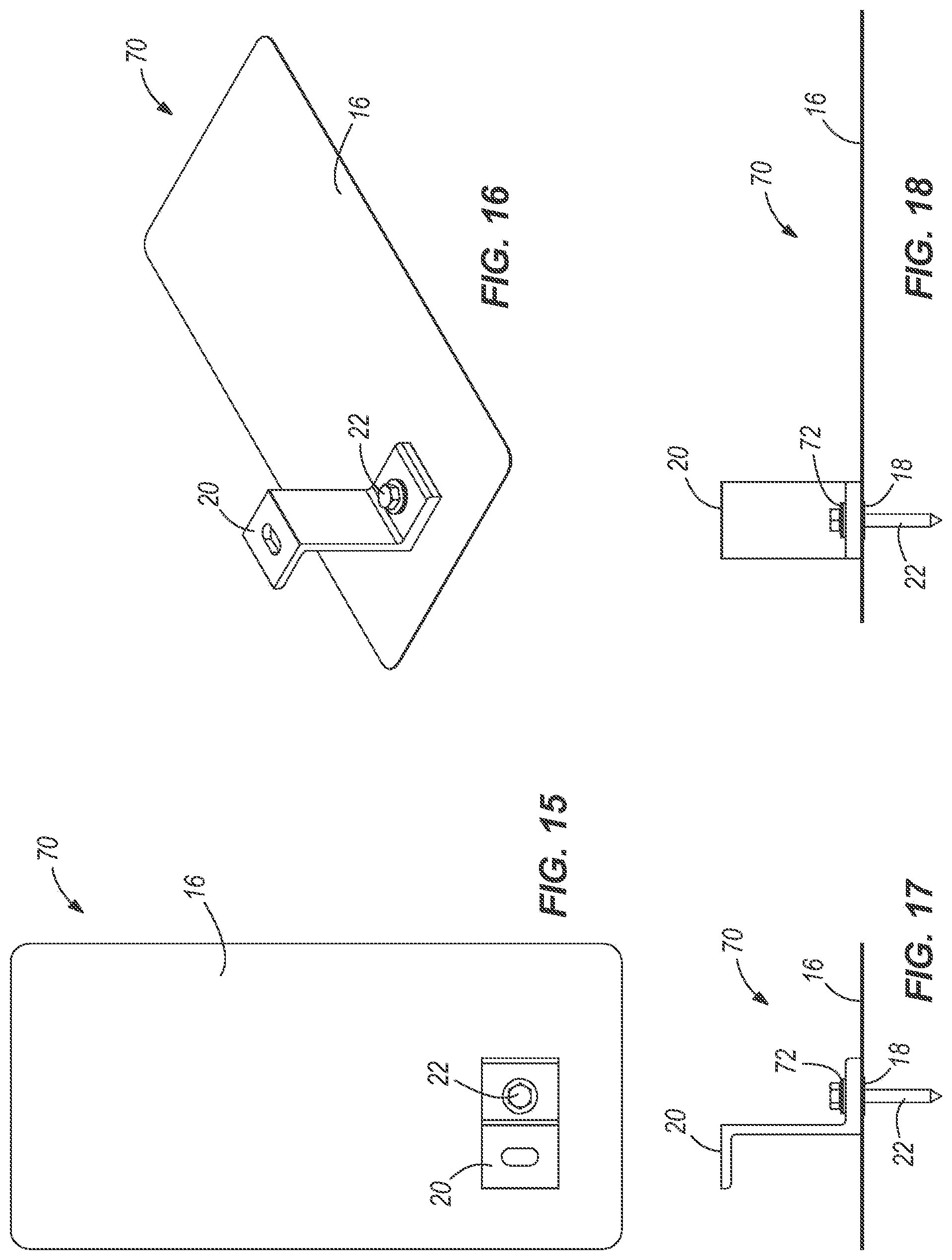 Patent US11773597 Figure 9 – Roof mounting system