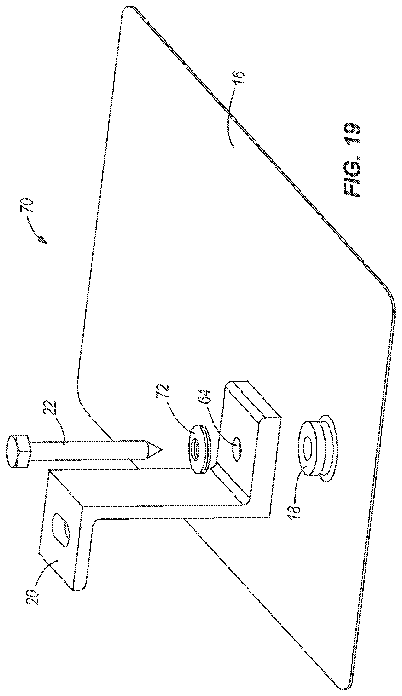 Patent US11773597 Figure 10 – Roof mounting system