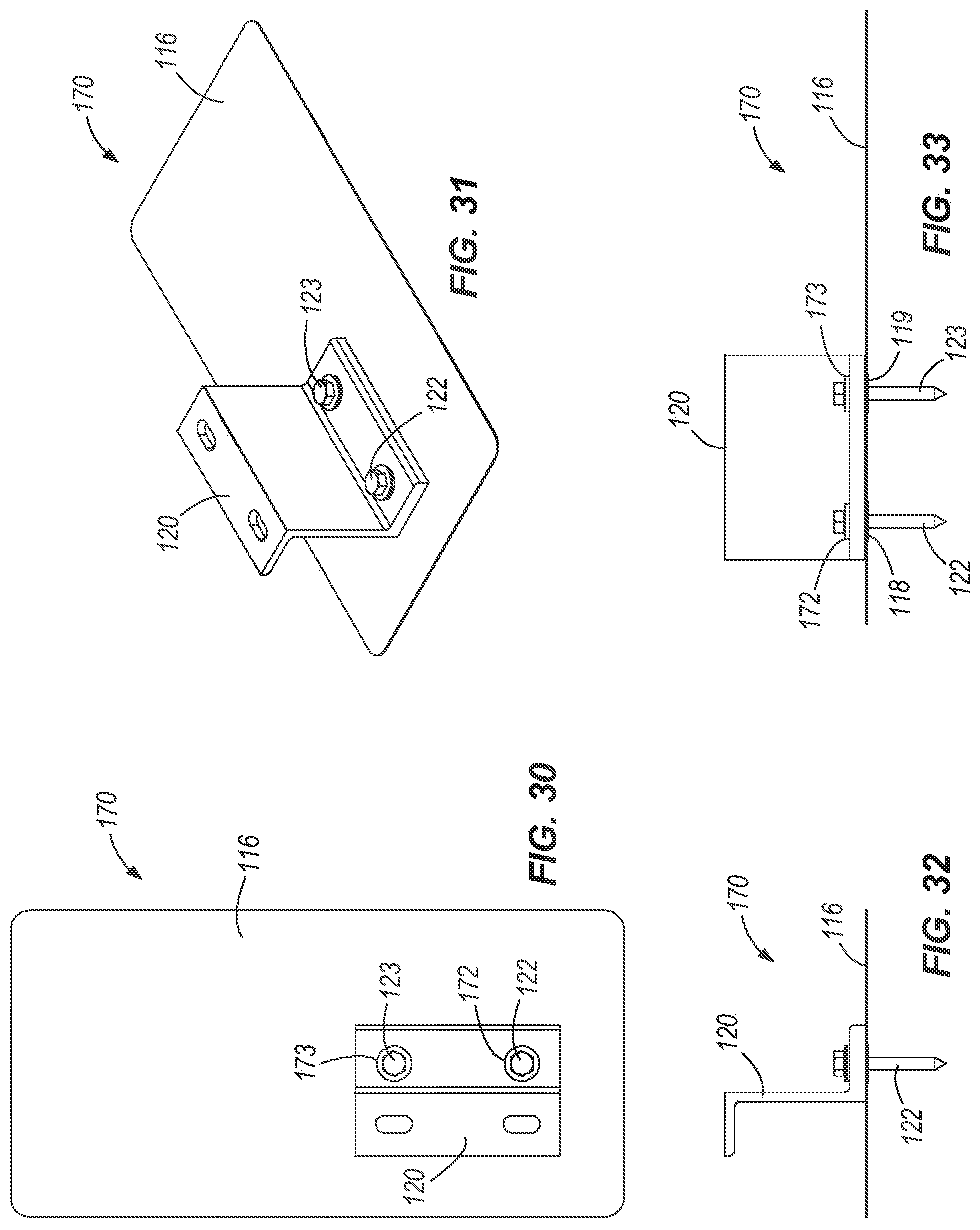 Patent US11773597 Figure 14 – Roof mounting system