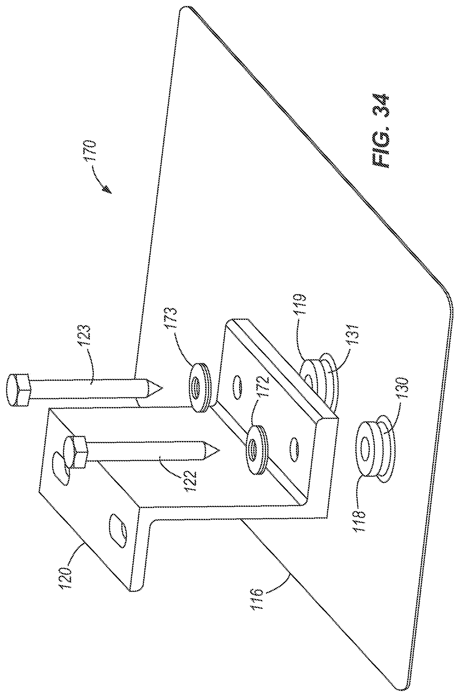 Patent US11773597 Figure 15 – Roof mounting system