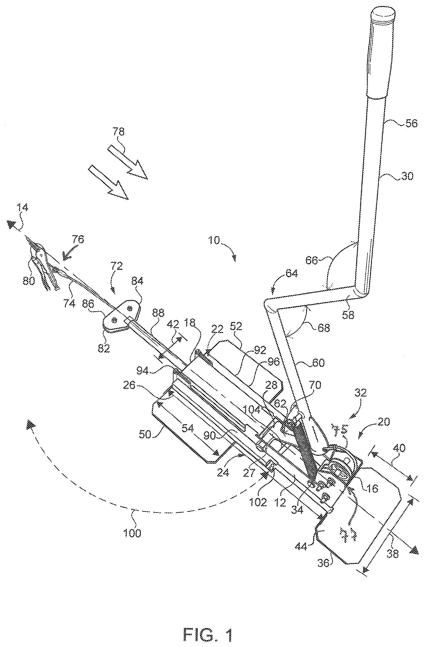 Patent US11773598 Figure 1 – Membrane pulling device
