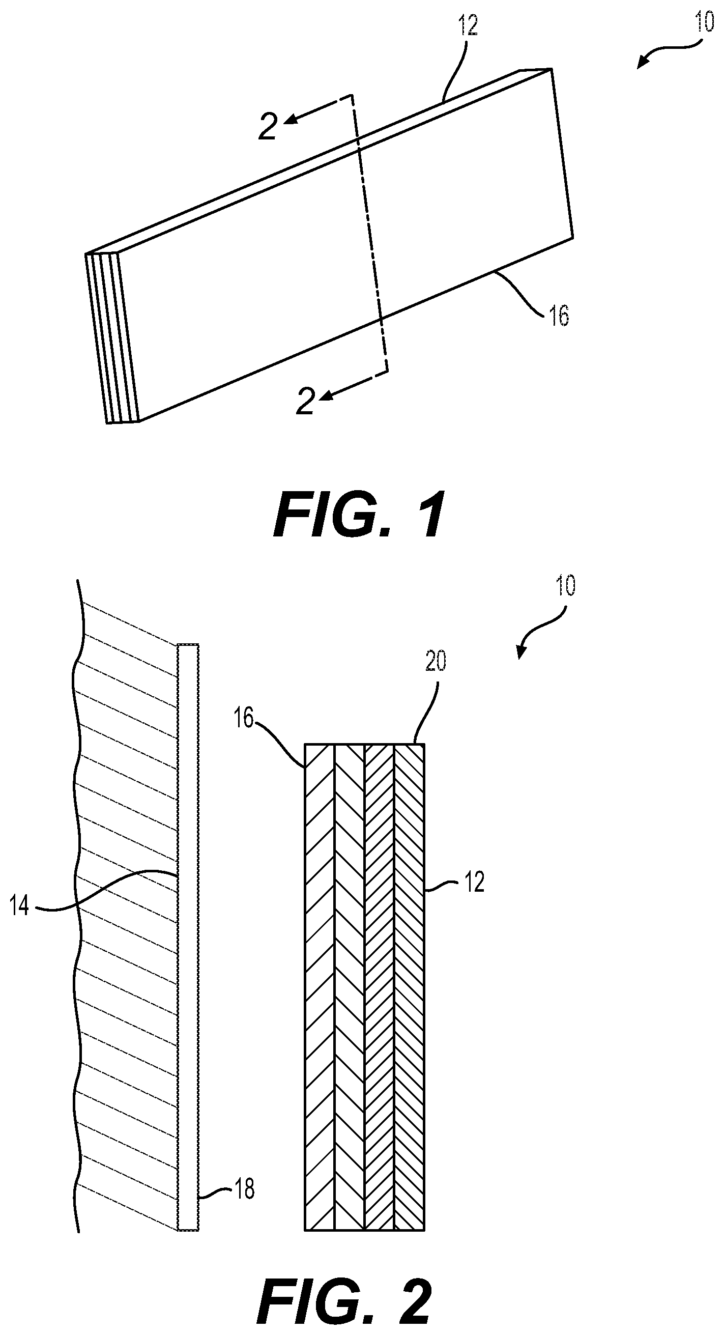 Patent US11773601 Figure 1 – Polymer composite building product and method of fabrication