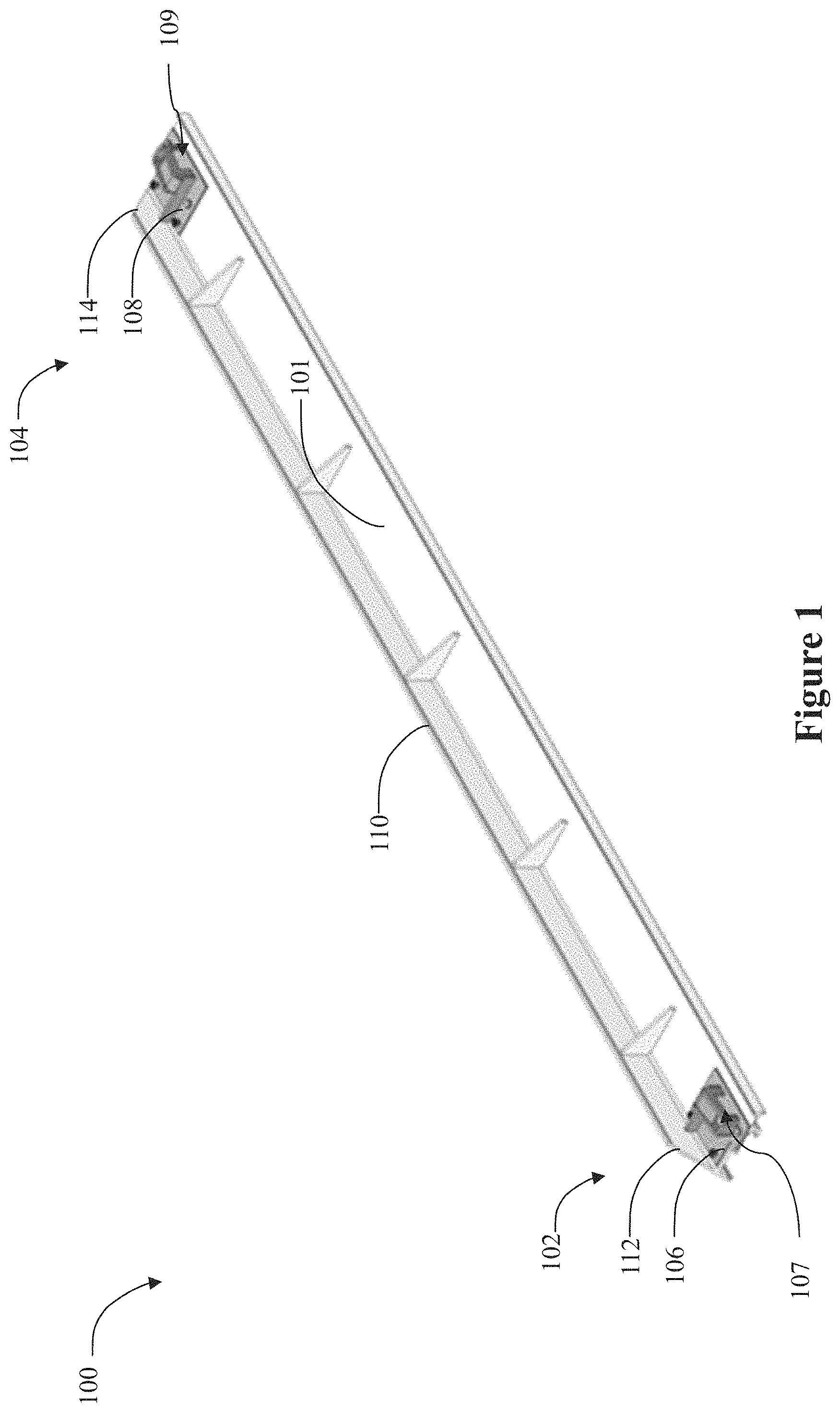 Patent US11773607 — Filler beam assembly — Figure 1