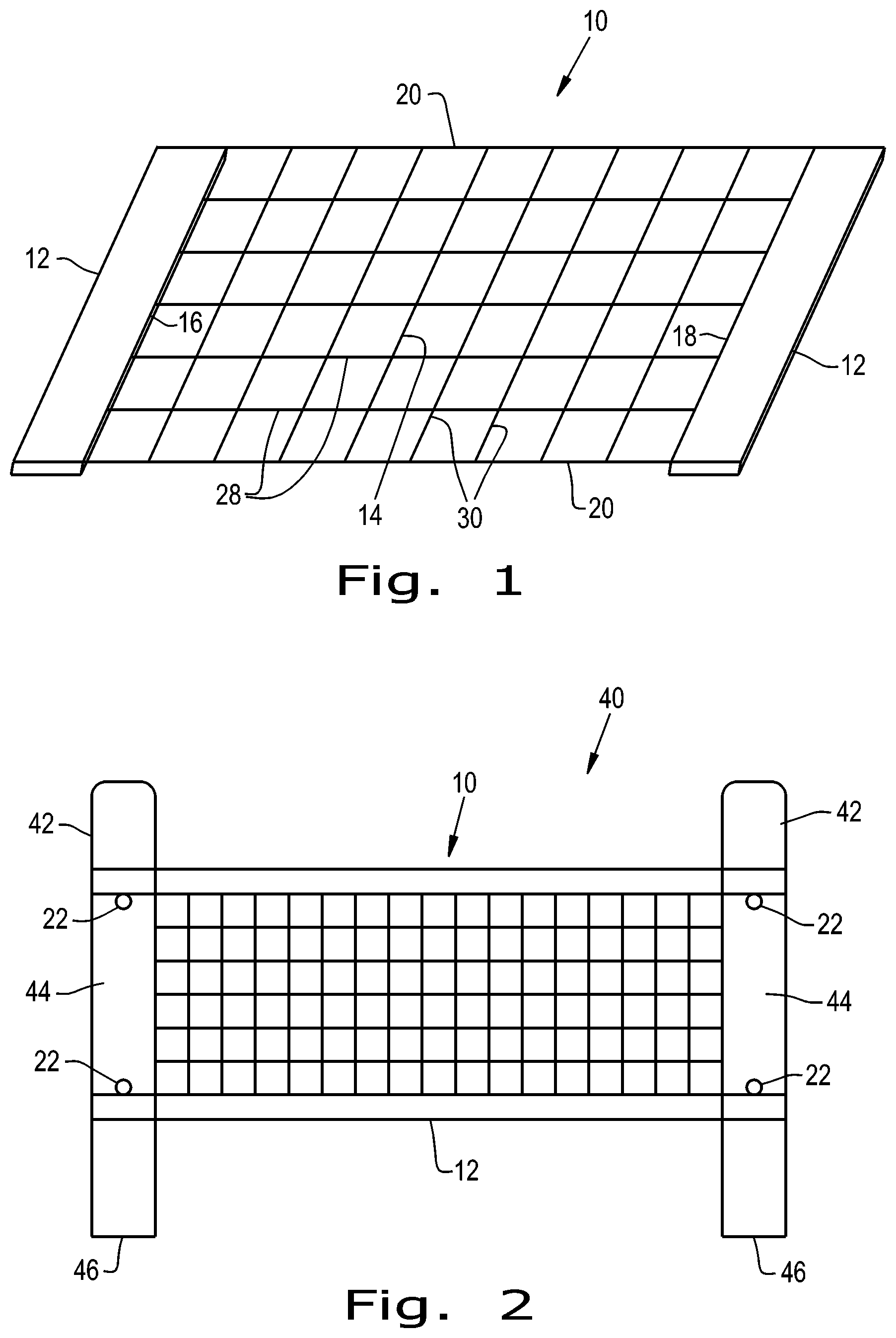 Patent US11773618 — Mesh fence material and method for making thereof — Figure 1